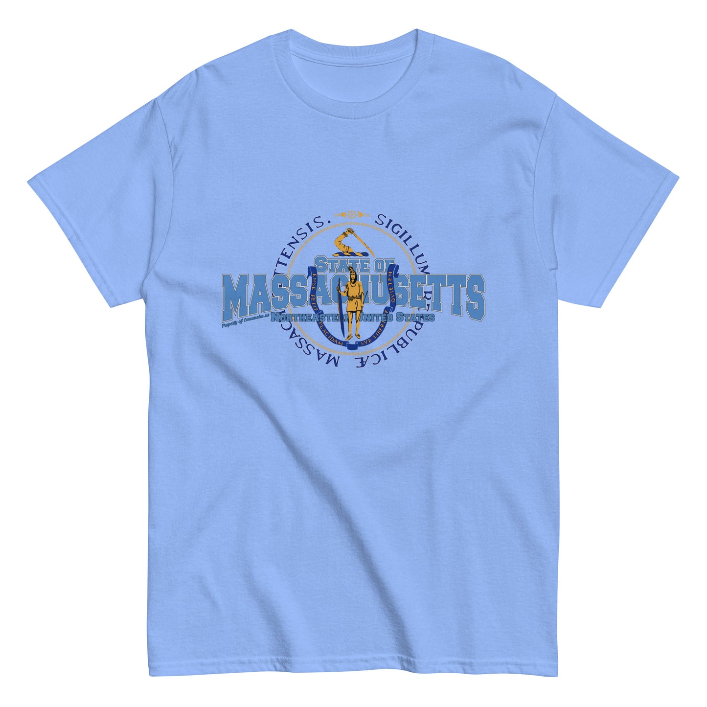 State of Massachusetts T-shirt, Comancha.us T-shirts,