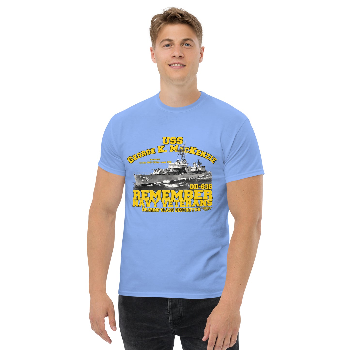 USS George K MacKenzie DD-836 t-shirt