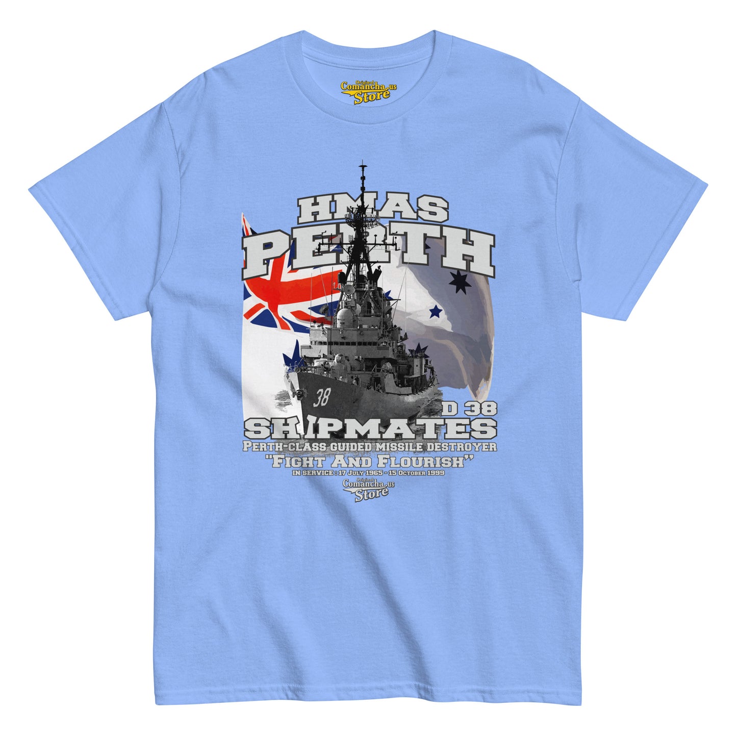 HMAS Perth D 38 Destroyer t-shirt