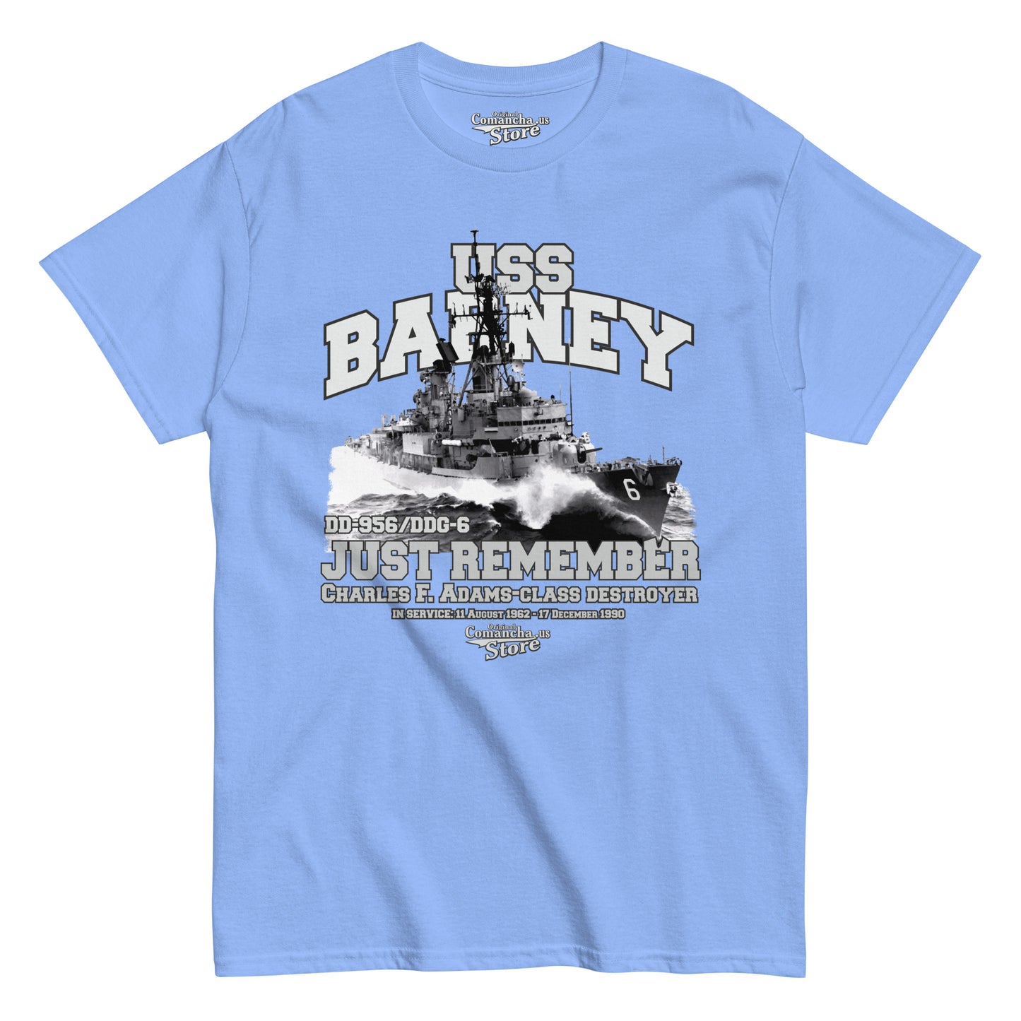 USS Barney DDG-6 t-shirt