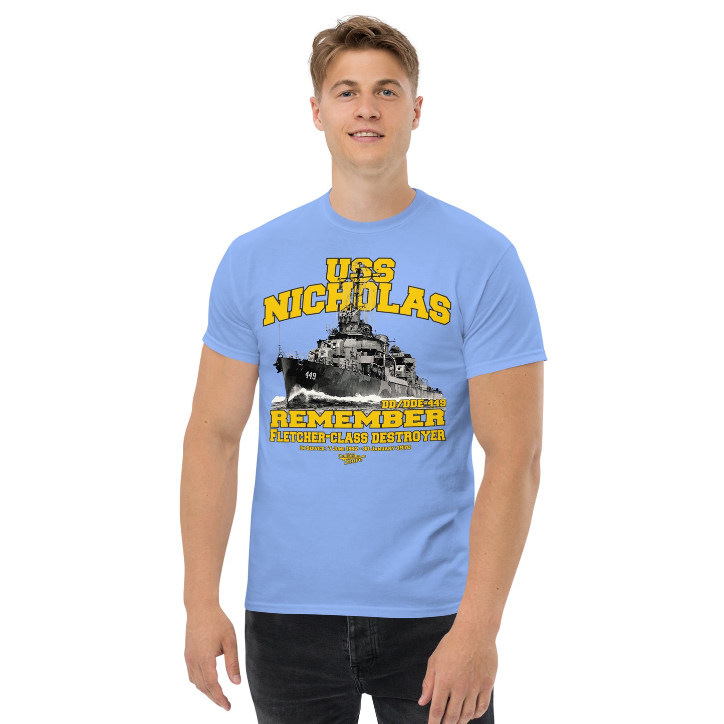 USS Nicholas DD/DDE-449 t-shirt