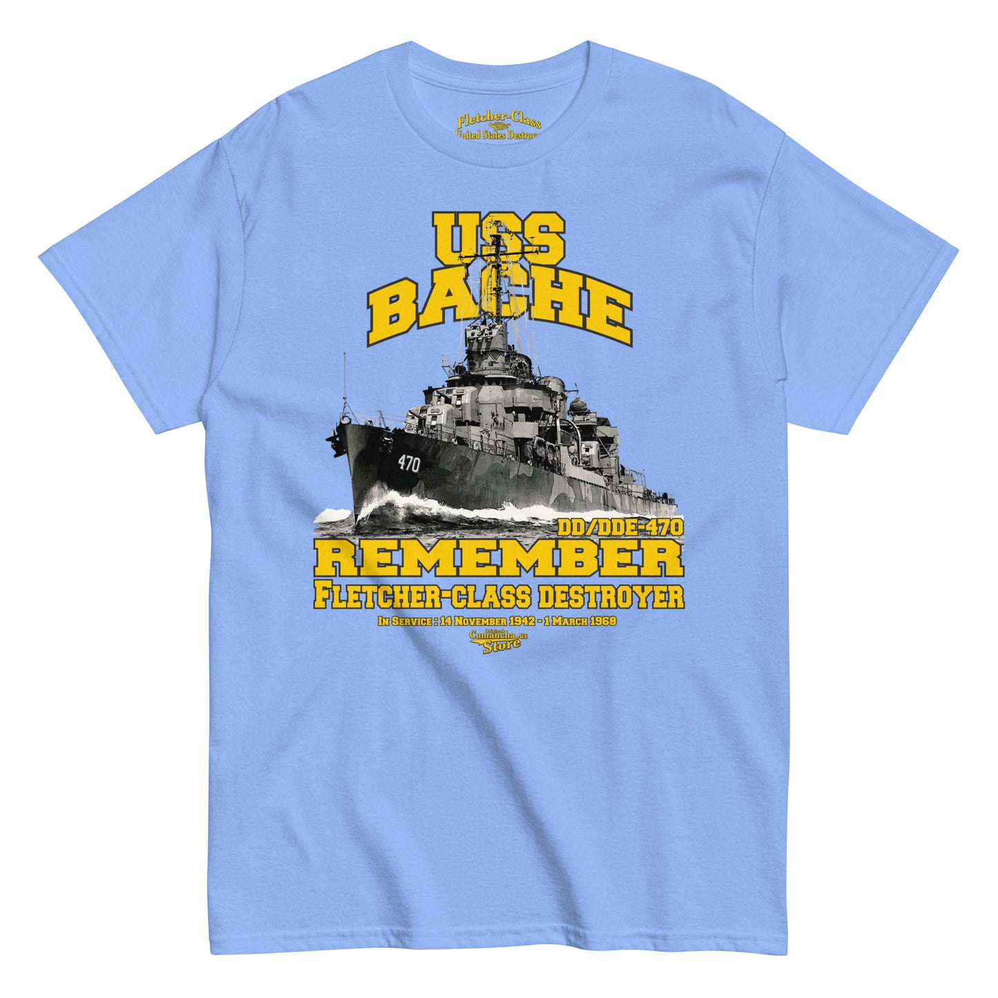 USS Bache DD/DDE-470 t-shirt
