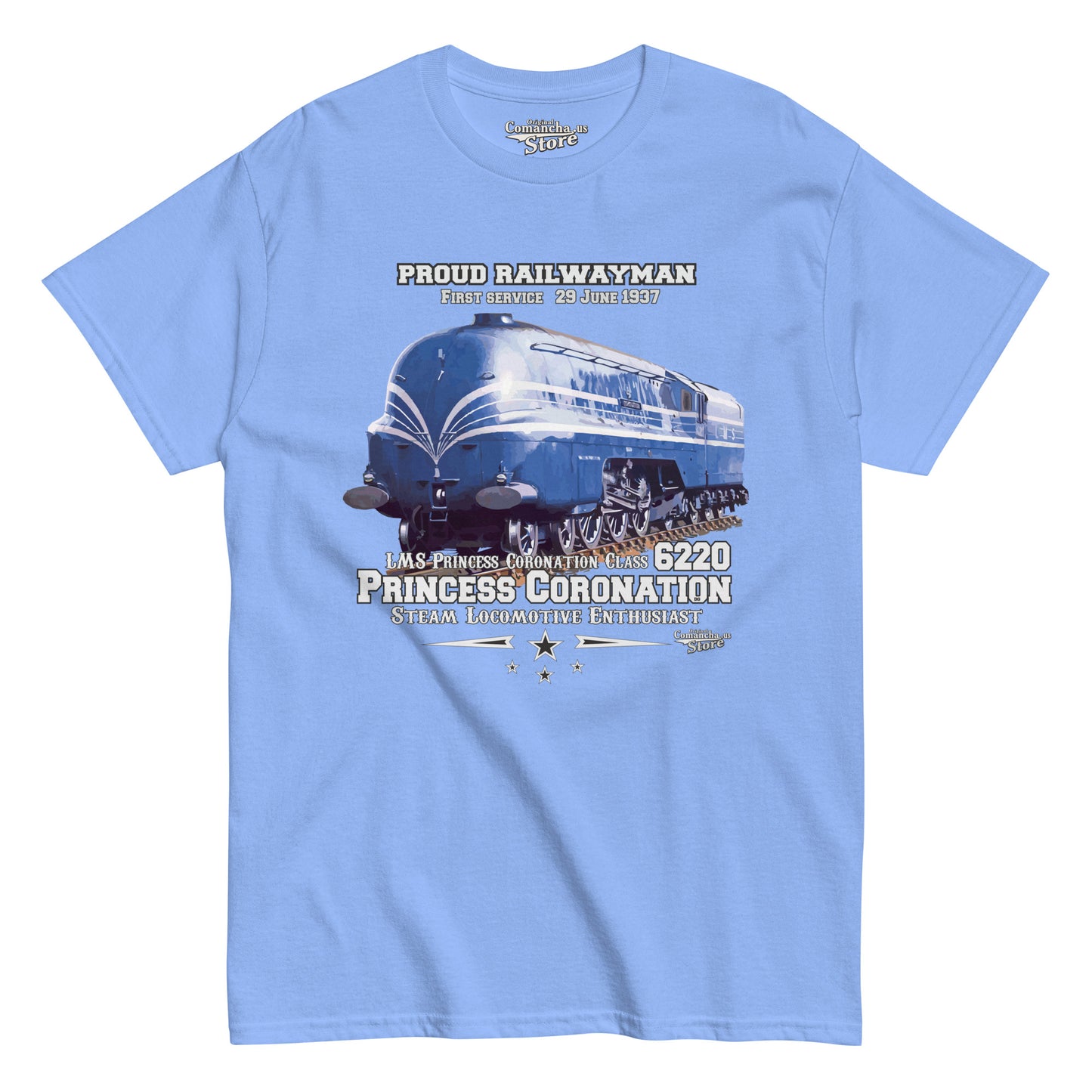 LMS Coronation Class No. 6220 t-shirt