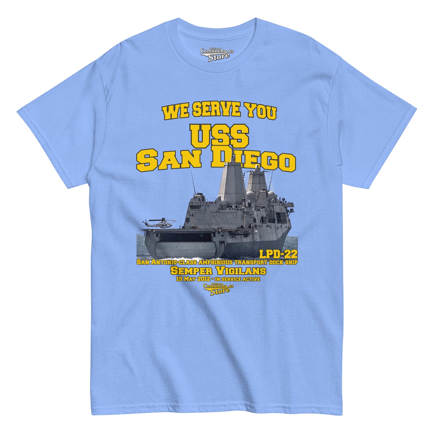 USS San Diego LPD-22 t-shirt