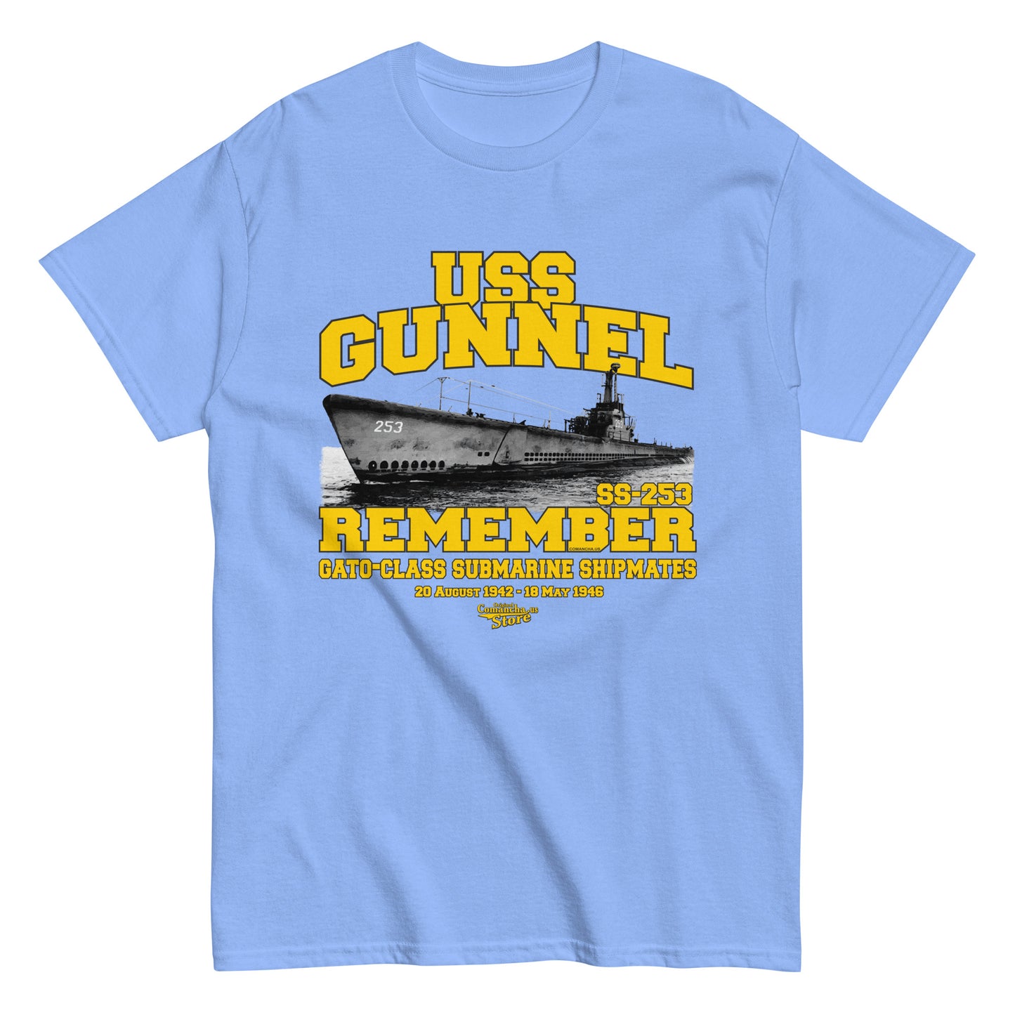USS Gunnel SS-253 Submarine T-shirt