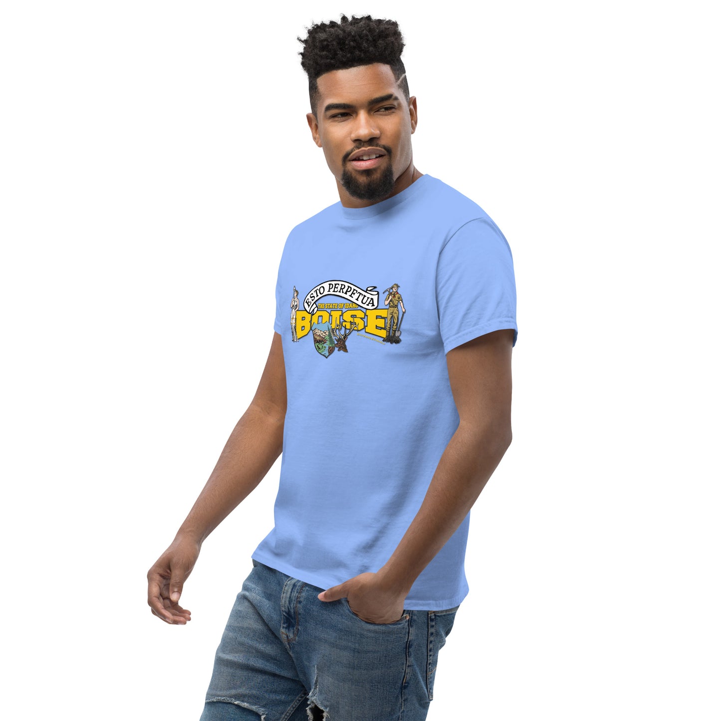 Boise t-shirt, Idaho State T-shirt, Comancha Graphics,
