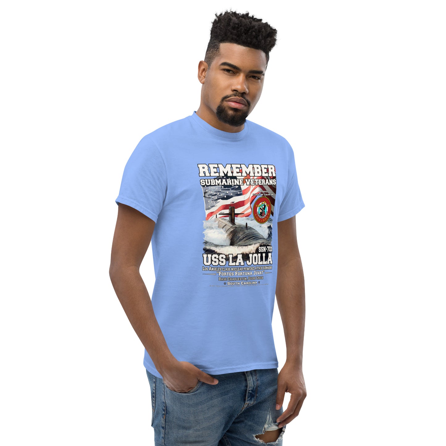 USS LA JOLLA SSN-701 Submarine Veterans T-Shirt, Comancha T-Shirts Store,