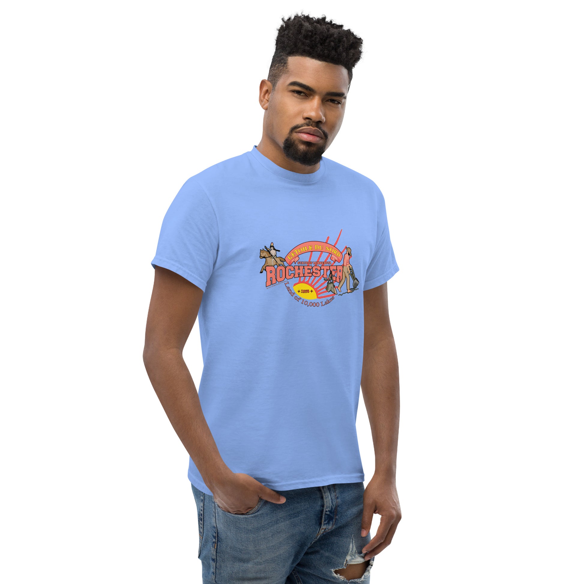 Rochester t-shirt,Minnesota T-shirt, Comancha Graphics,