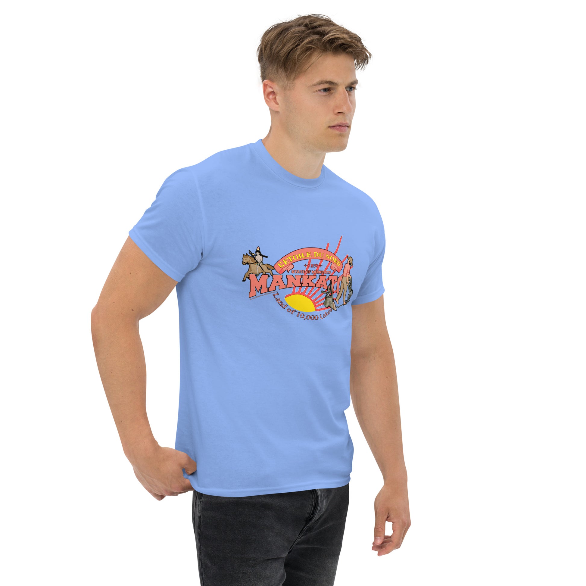 Mankato t-shirt,Minnesota T-shirt, Comancha Graphics,