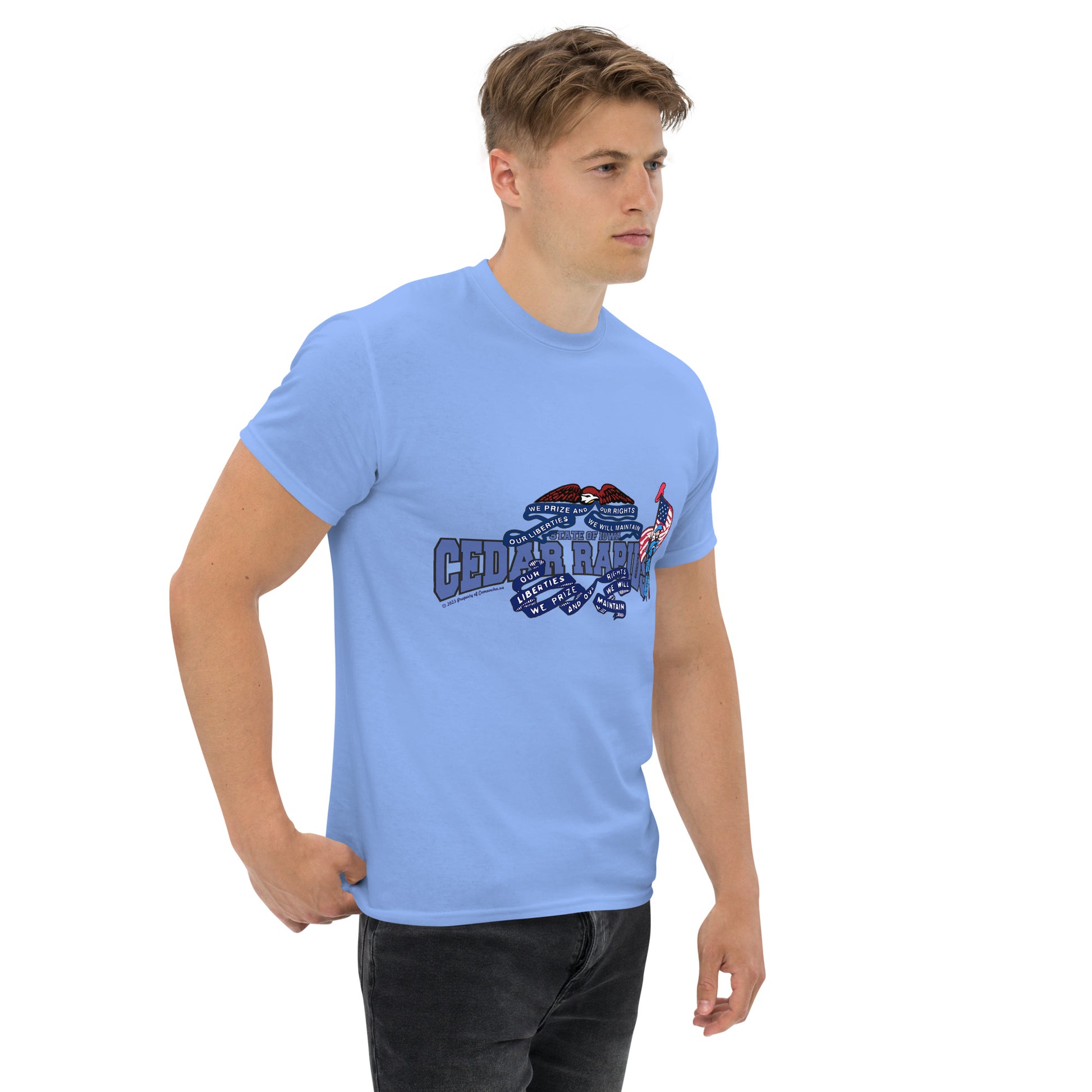 Cedar Rapids t-shirt, Iowa T-shirt Comancha Graphics,