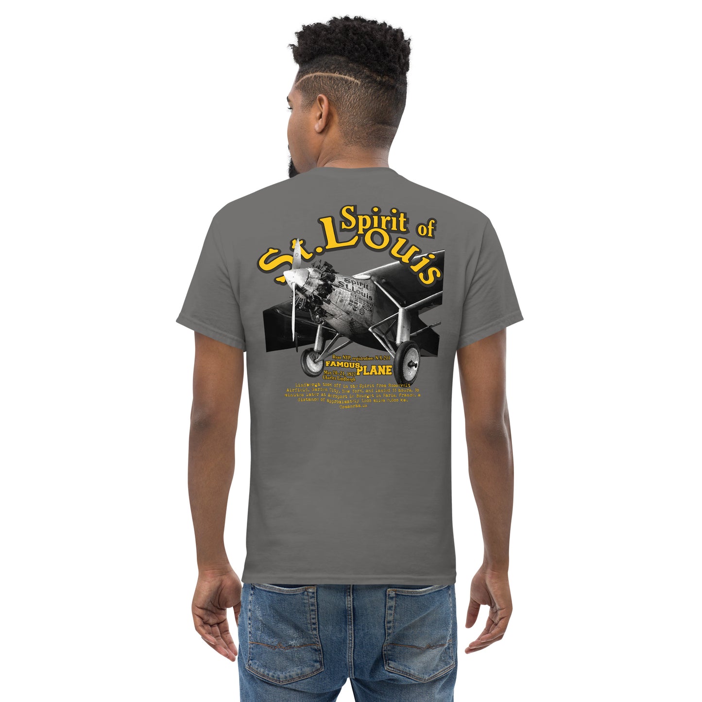 Spirit of St Louis T-shirt, Spirit of St Louis Tee, Comancha Graphics tee,