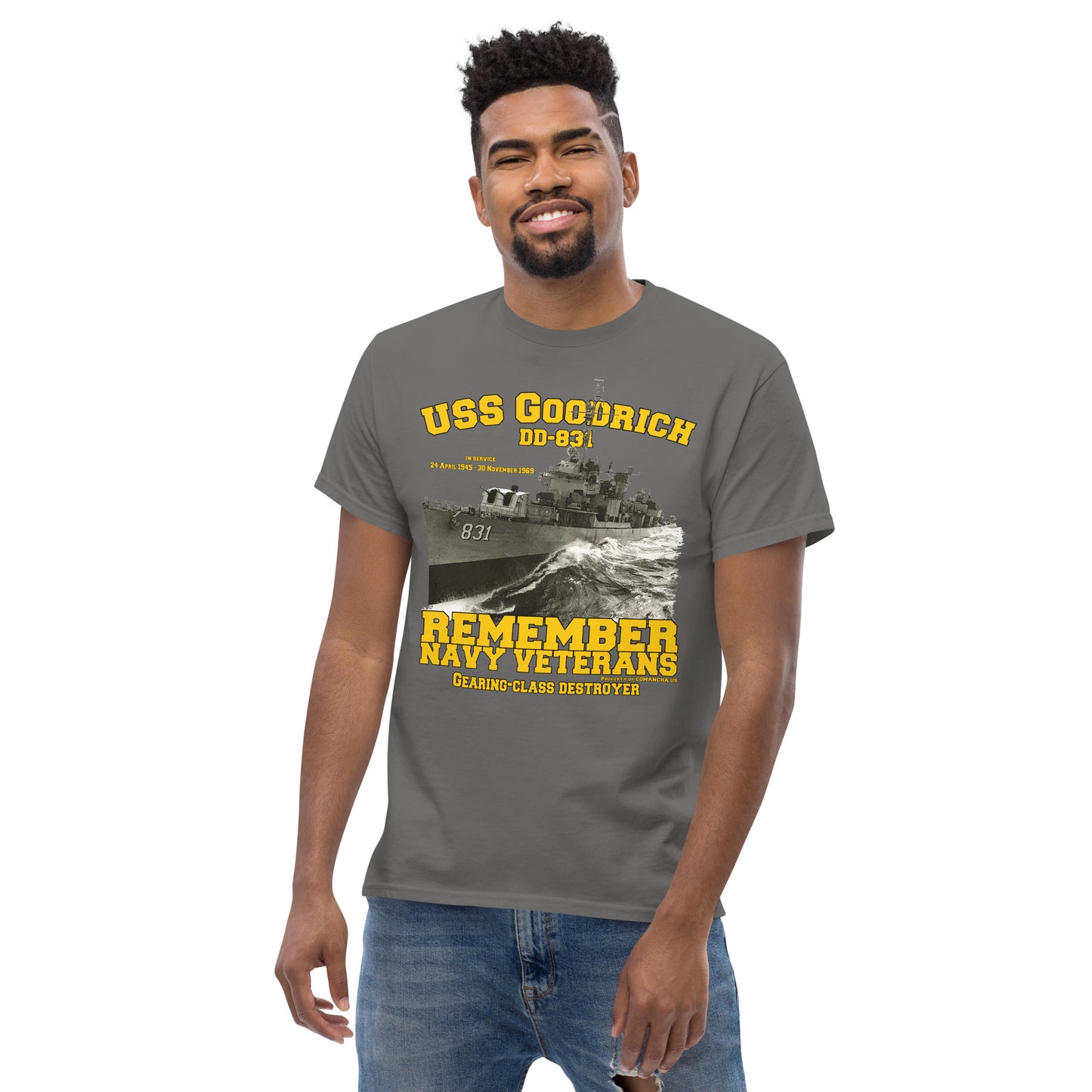 USS Goodrich DD-831 Destroyer tee