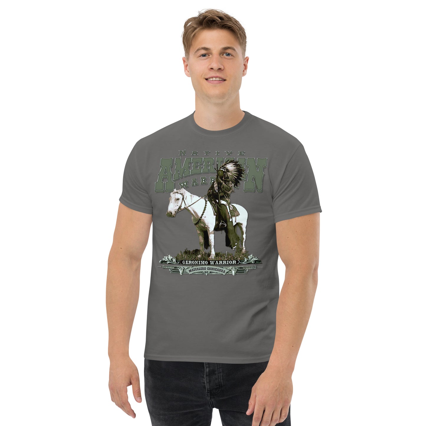 Geronimo Warrior tee | T-shirt Geronimo Warrior,t-shirt,native american|Native nations t-shirt| comancha graphics | T-shirts | American indian t-shirt | comanche t-shirt |