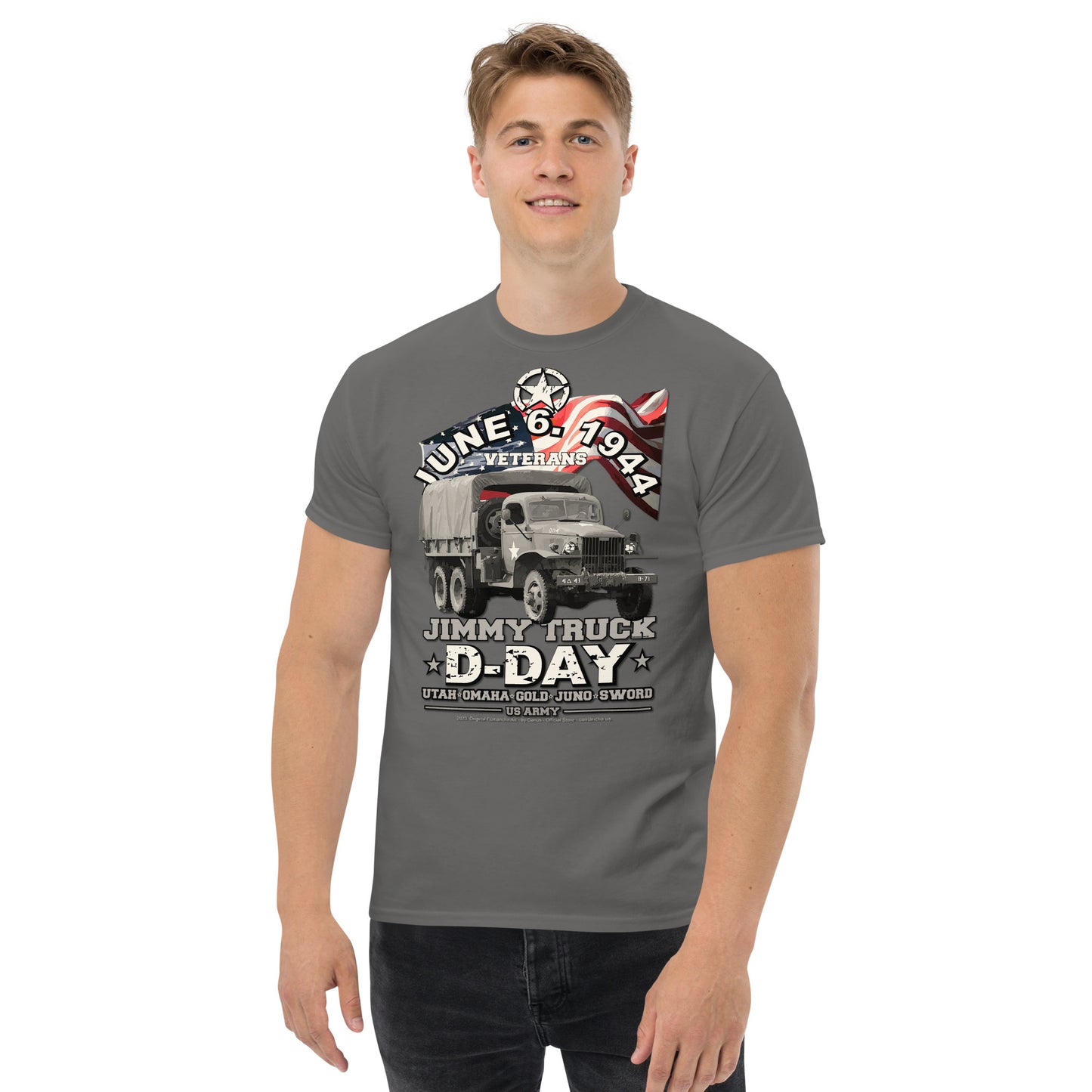 D-DAY Jimmy Truck Veterans t-shirt