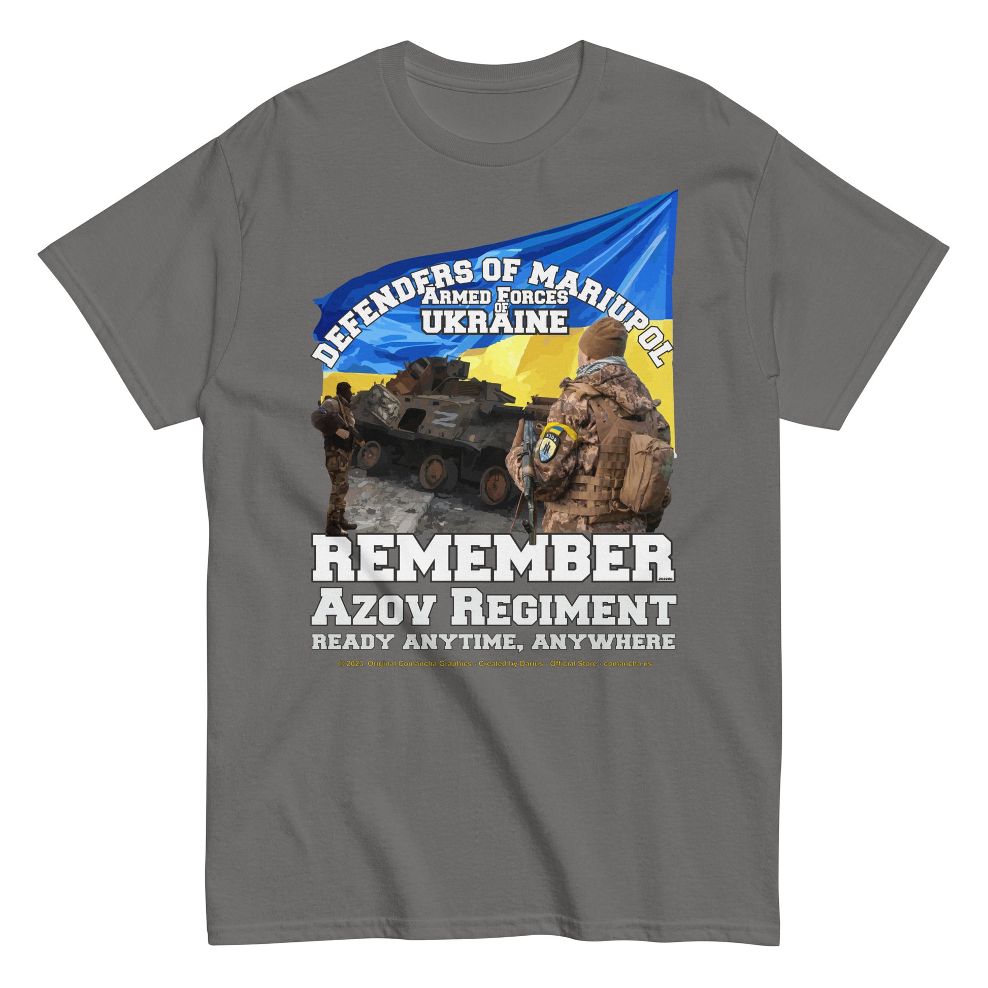 REMEMBER AZOV REGIMENT T-shirt, Comancha T-shirt,