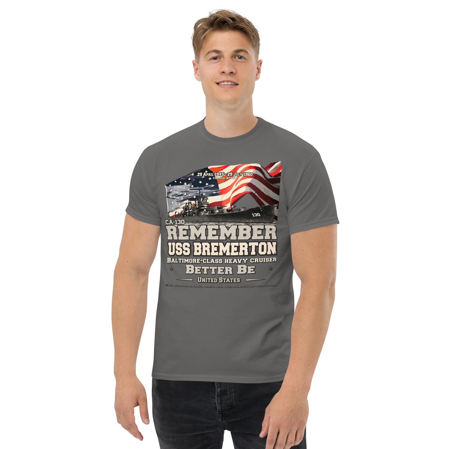 USS BREMERTON CA-130 Heavy Cruiser t-shirt