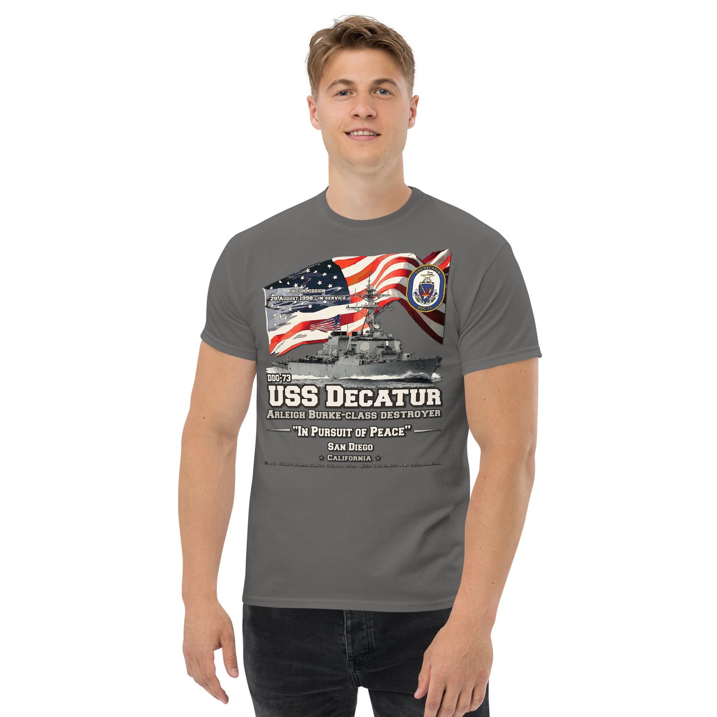 USS DECATUR DDG-73 Destroyer t-shirt
