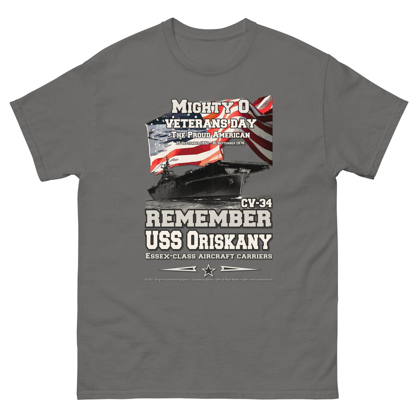 USS ORISKANY CV-34 Aircraft Carrier T-Shirt