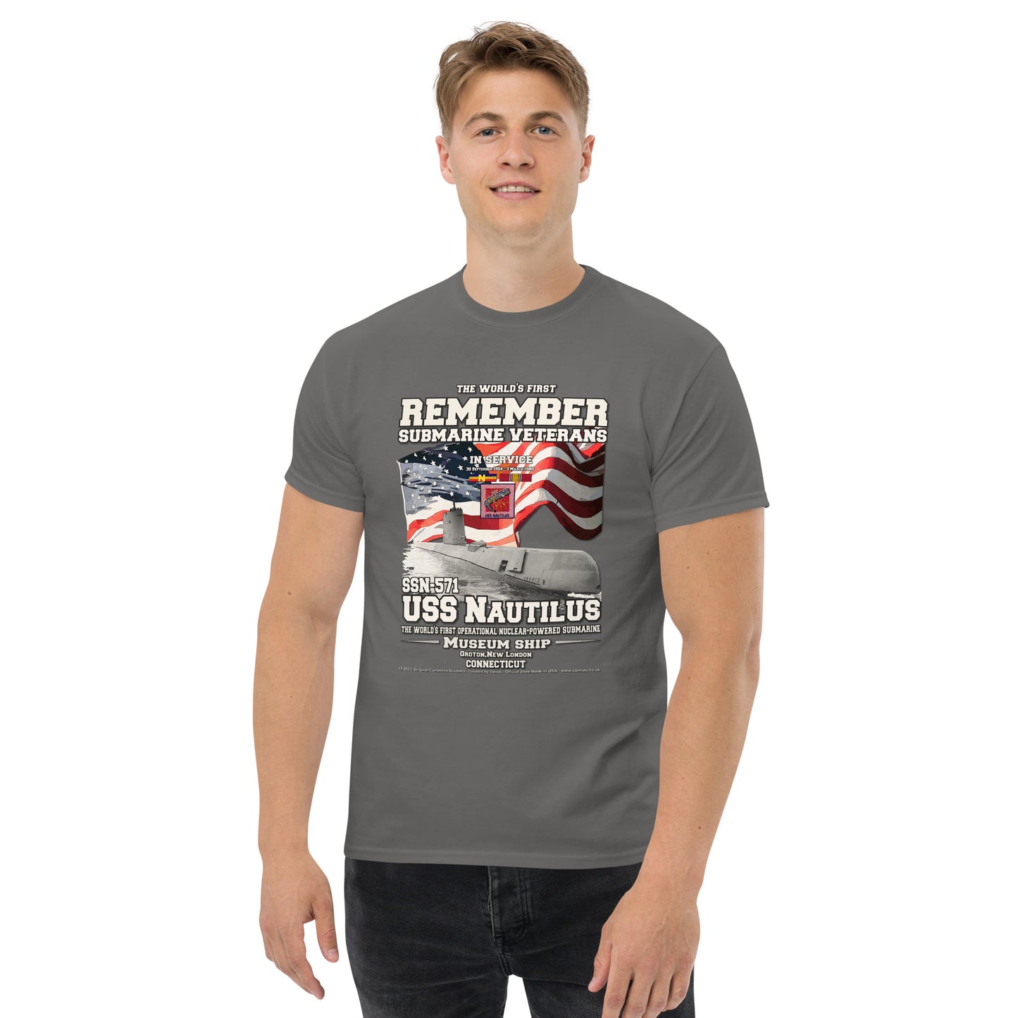 USS NAUTILUS SSN-571 Submarine t-shirt