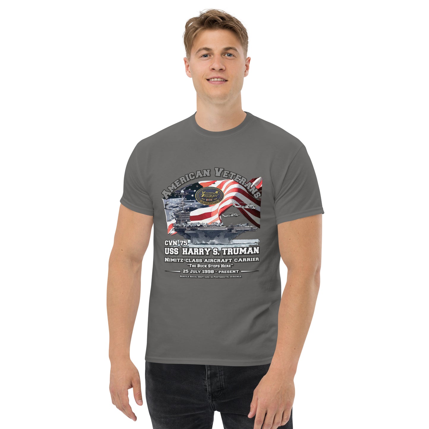 USS HARRY TRUMAN CVN-75 Aircraft Carrier T-shirt