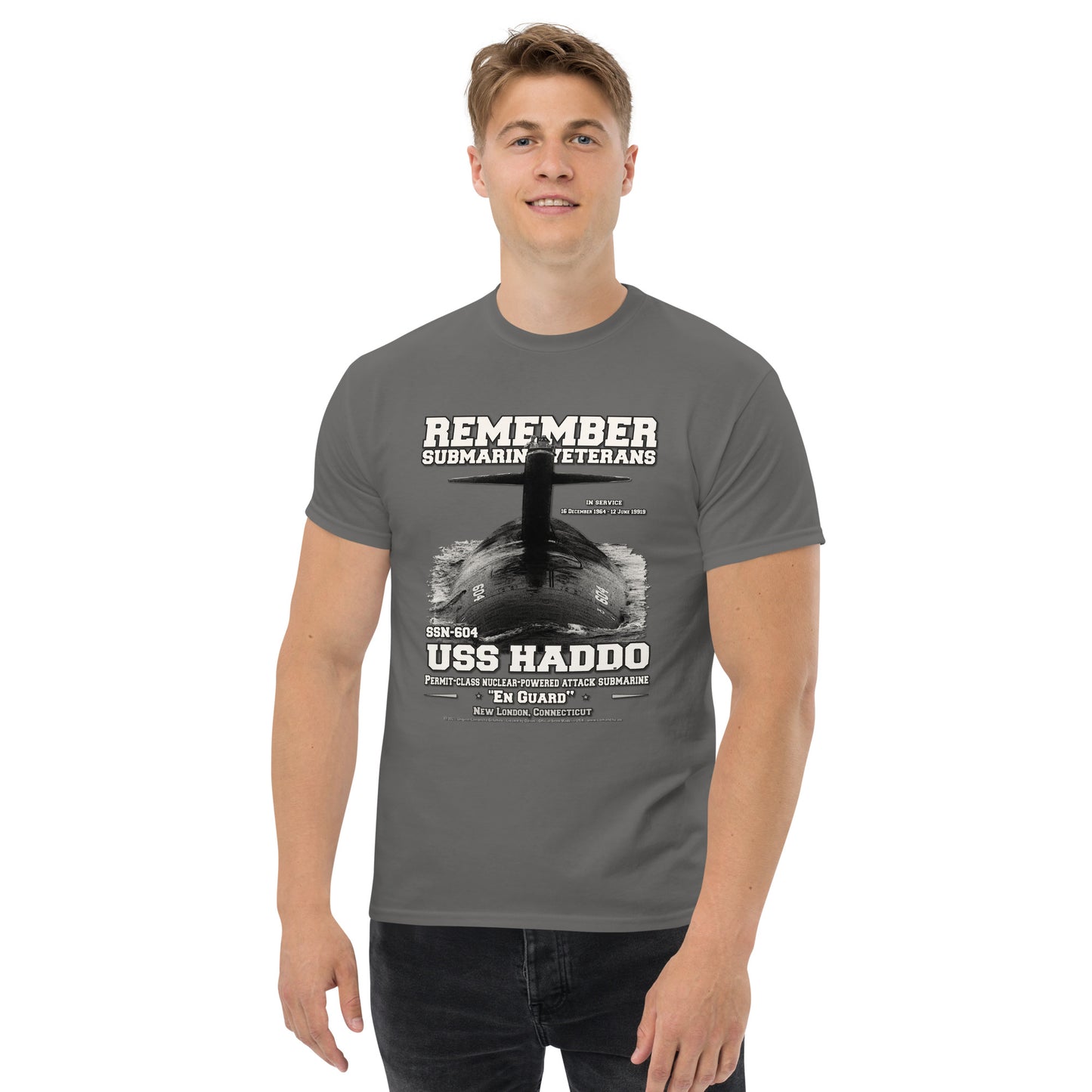 USS HADDO SSN-604 Submarine T-shirt