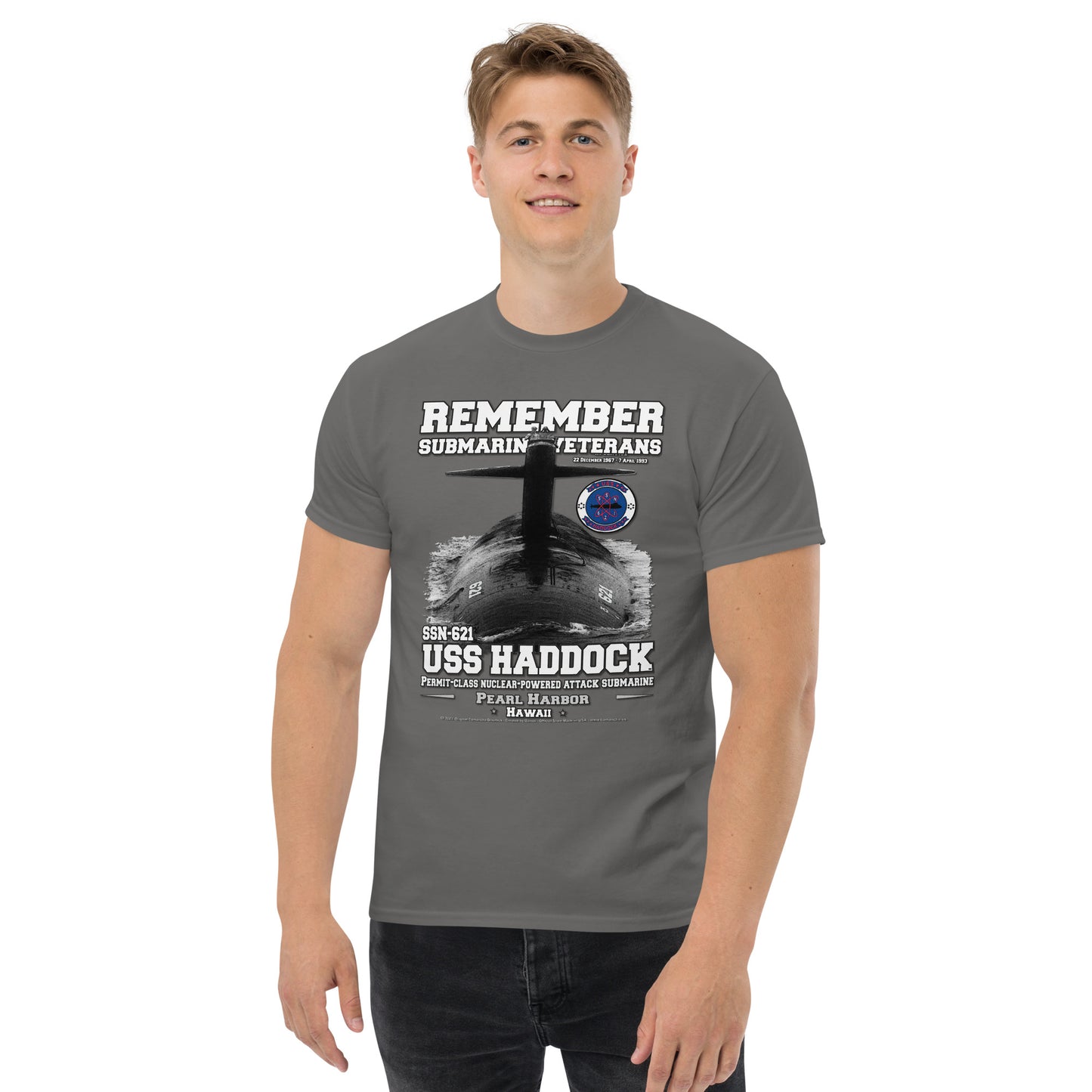 USS HADDOCK SSN-621 Shipmates T-shirt