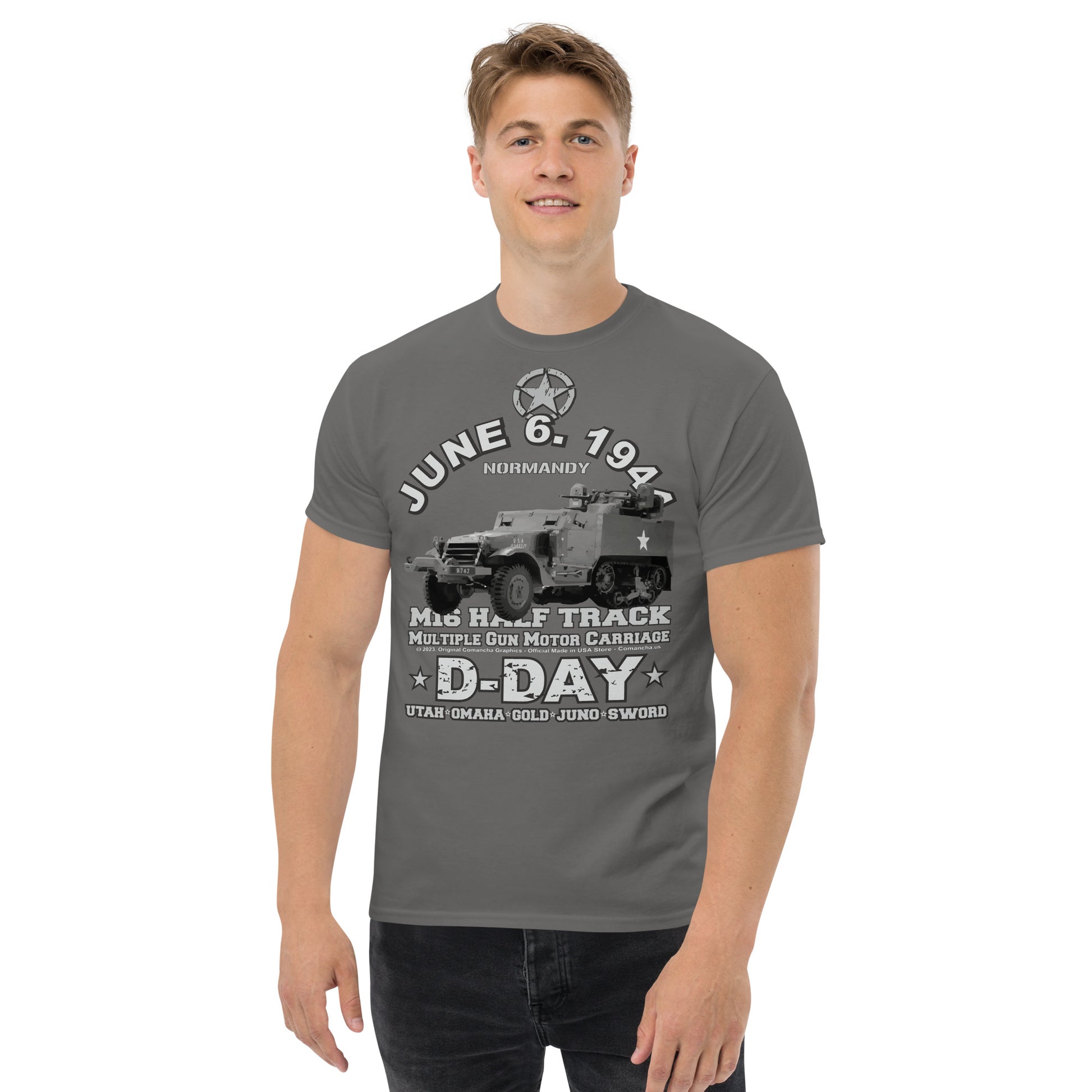 M16 Half Track D-Day Veterans classic tee