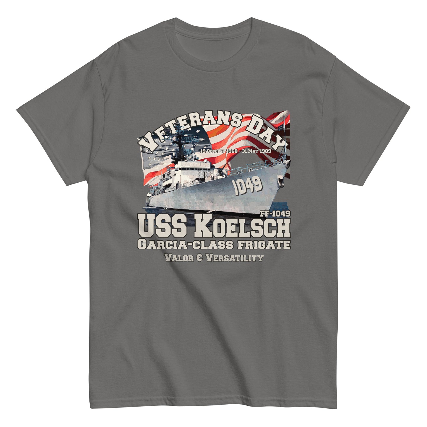 USS KOELACH tee,FF-1049 tee, uss Frigate Veterans T-shirt,USS KOELACH t-shirt, FF-1049 Frigate Veterans T-shirt,