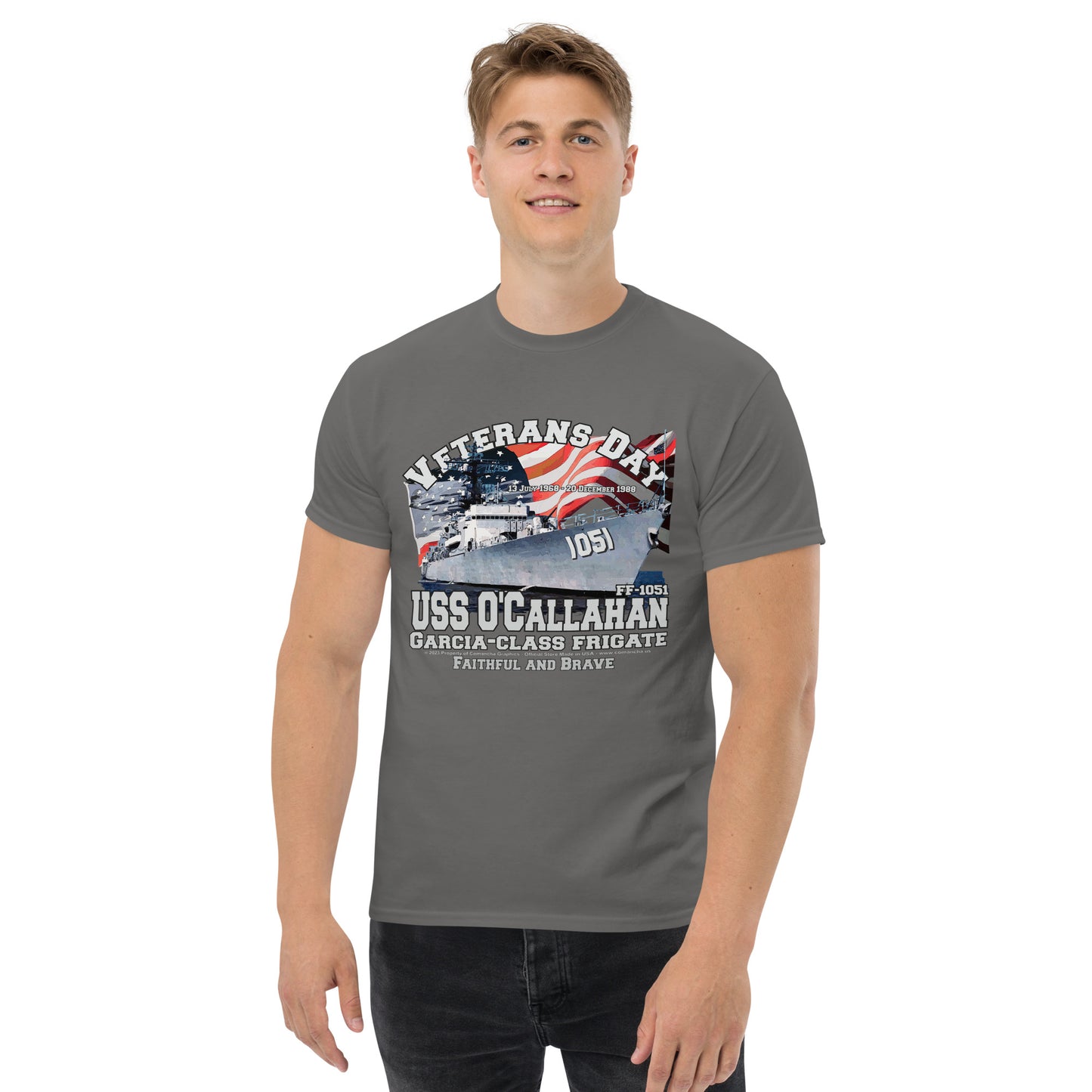 USS O`CALLAHAN FF-1051 Frigate Veterans T-shirt, USS O`CALLAHAN t-shirt,USS O`CALLAHAN veterans t-shirt,USS O`CALLAHAN FF-1051 Frigate T-shirt,comancha graphics tee,navy veterans t-shirt,navy t-shirt,us navy tee,