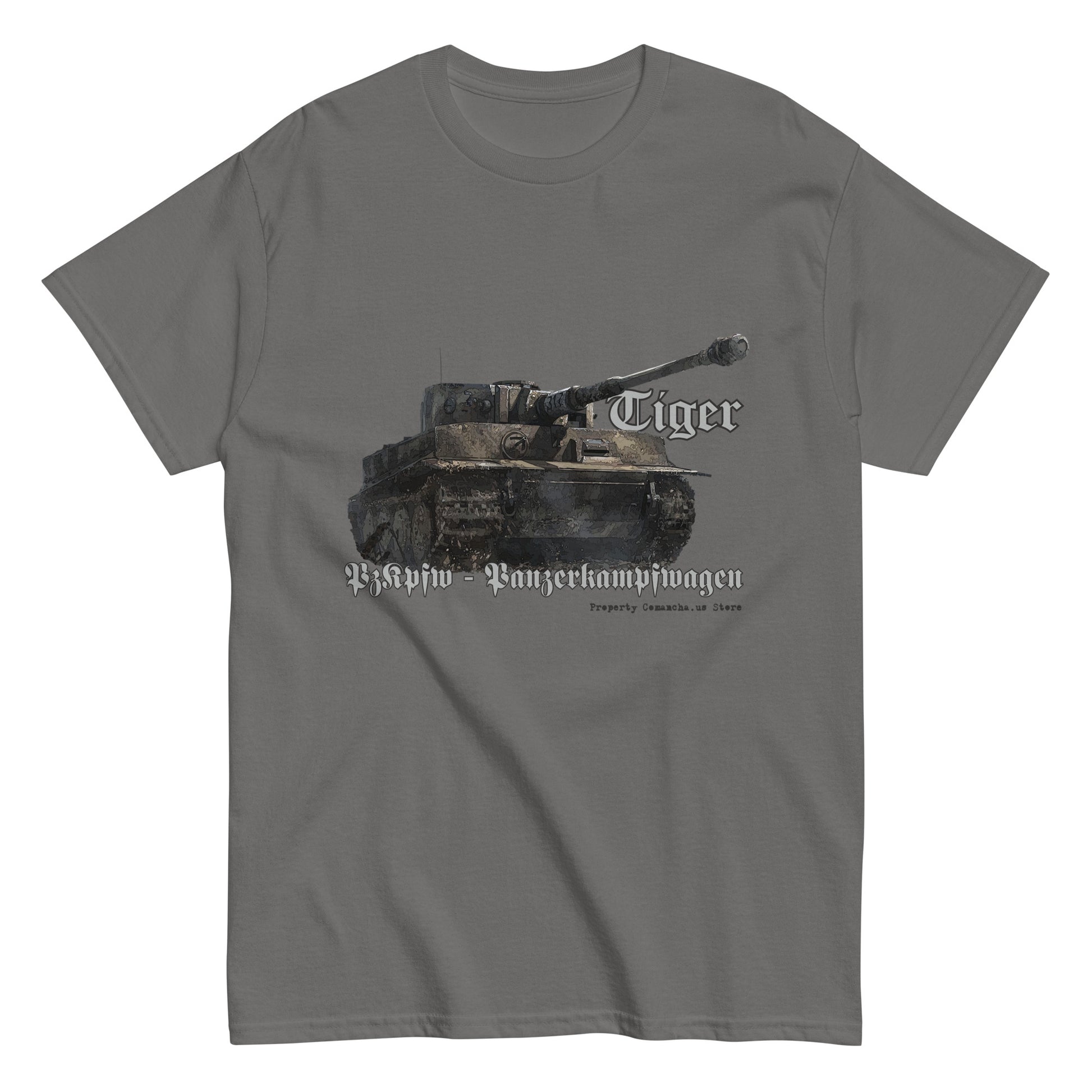 Tiger Tank T-shirt, German Tank tee, Comancha Graphics tees,