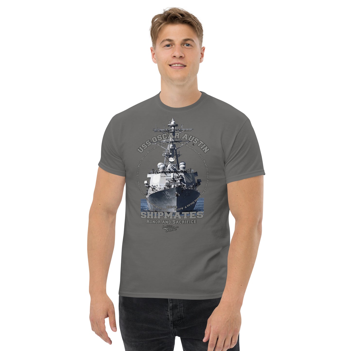 USS Oscar Austin DDG-79 Shipmates T-shirt,