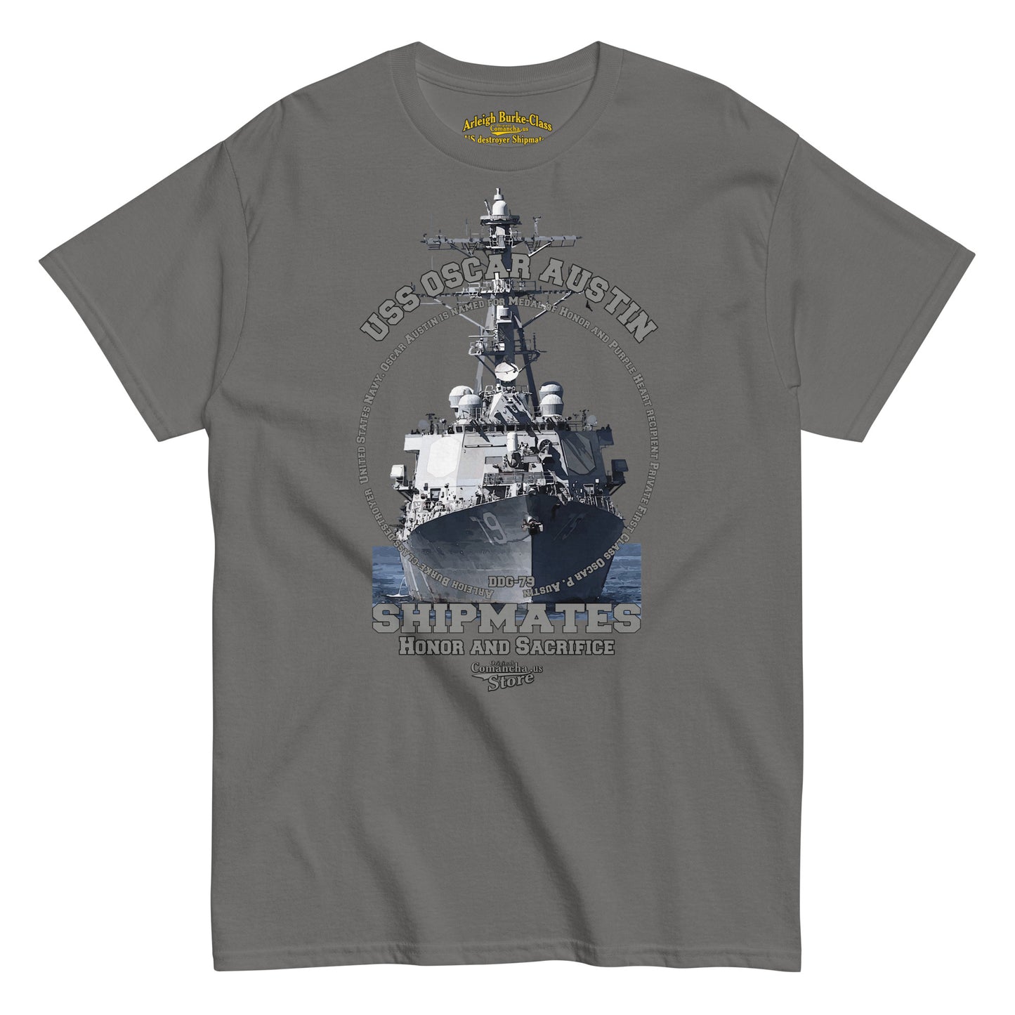 USS Oscar Austin DDG-79 Shipmates T-shirt,