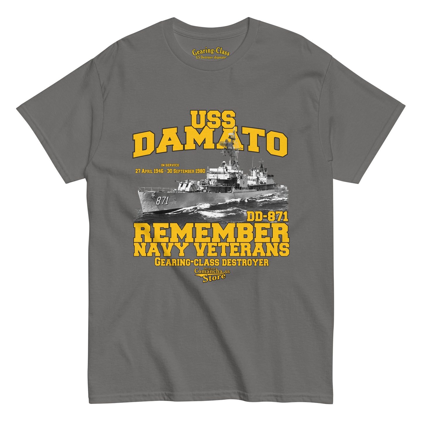 USS Damato DD-871 T-shirt,