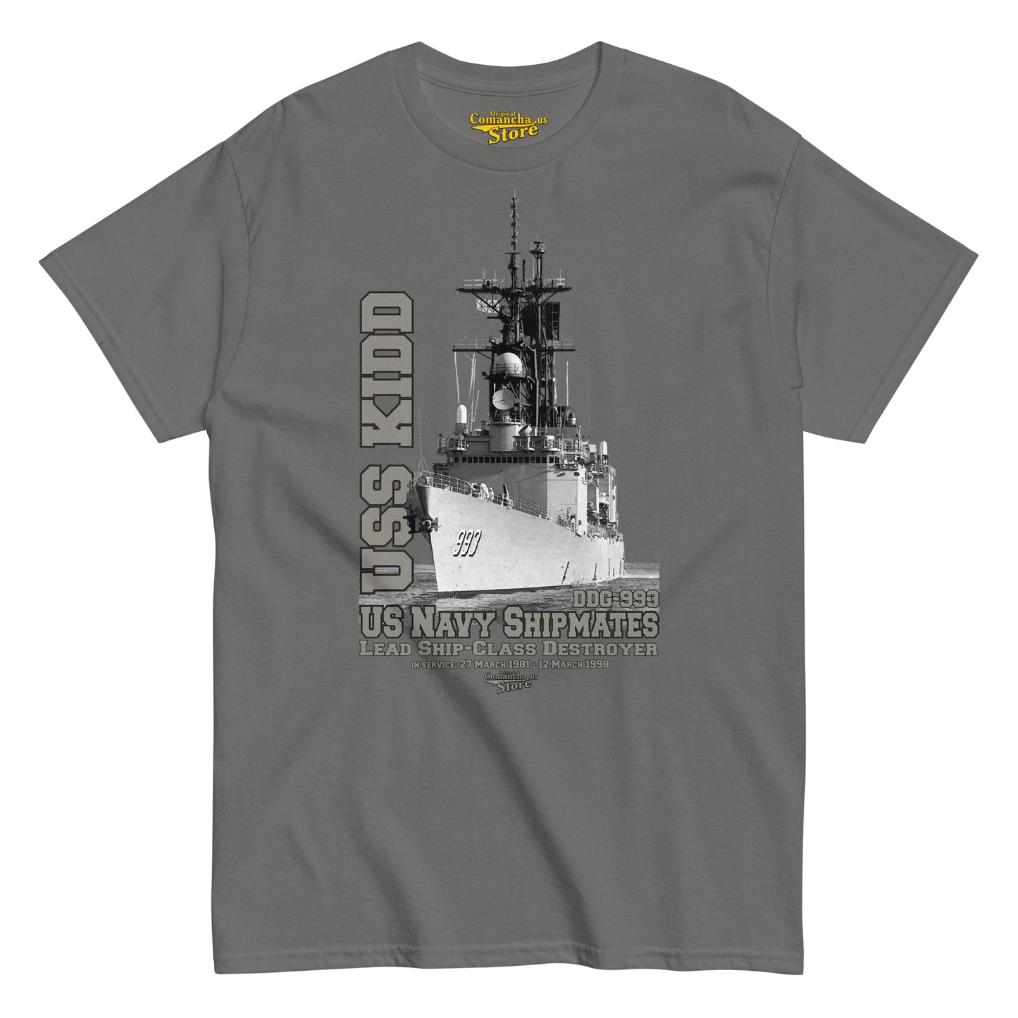 USS Kidd DDG-993 Destroyer tee