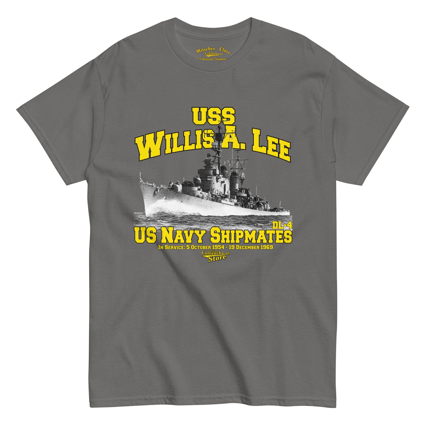USS Willis A. Lee DL-4 Destroyer t-shirt