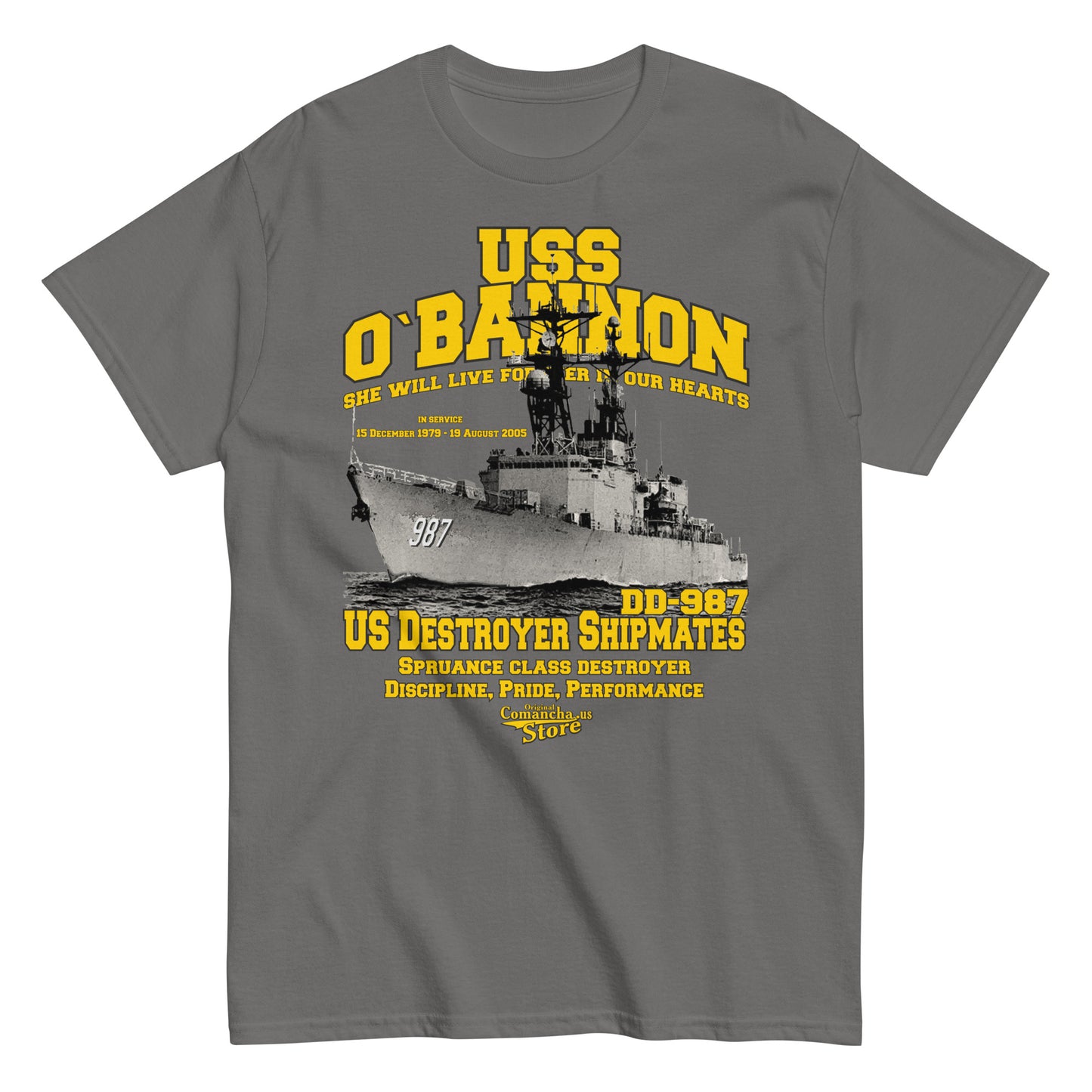 USS O'Bannon DD-987 t-shirt
