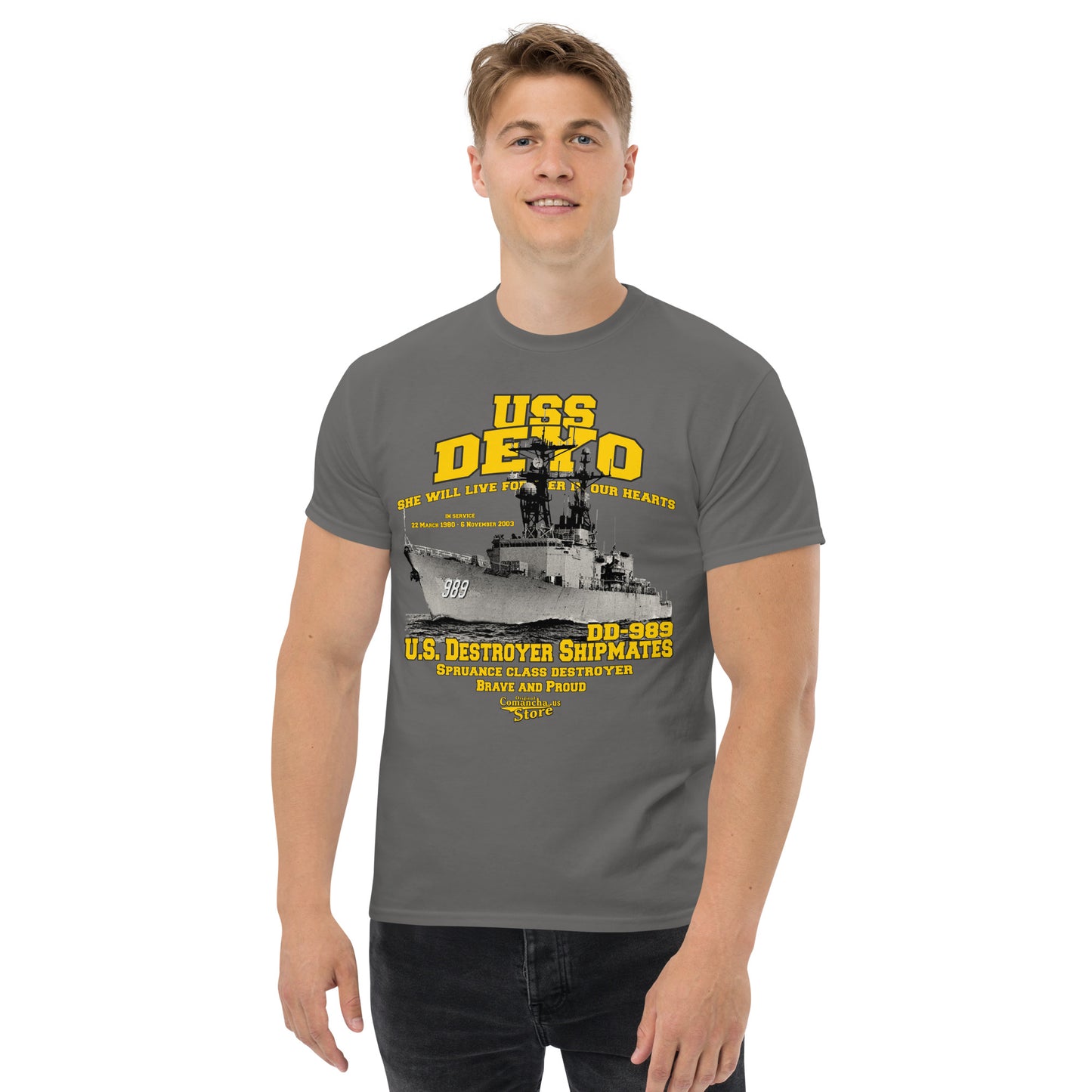 USS Deyo DD-989 t-shirt