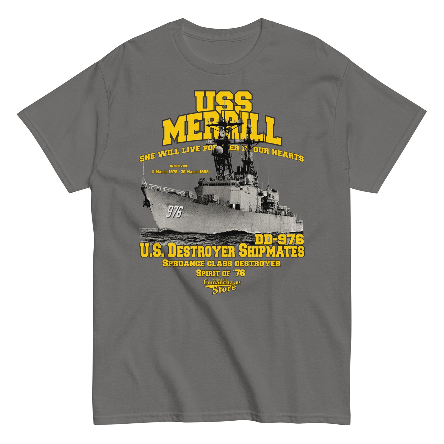 USS Merrill DD-976 t-shirt