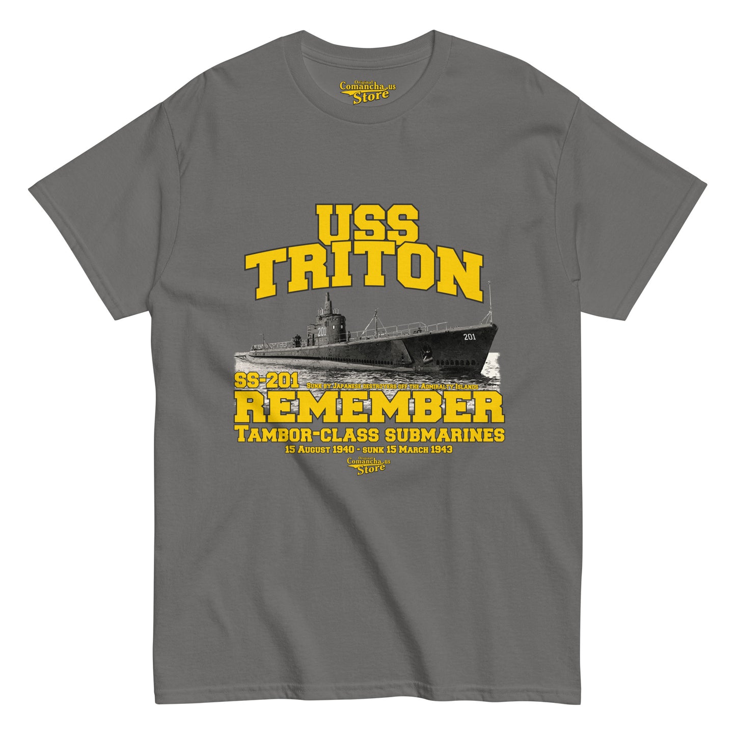 USS Triton SS-201 shipmates t-shirt