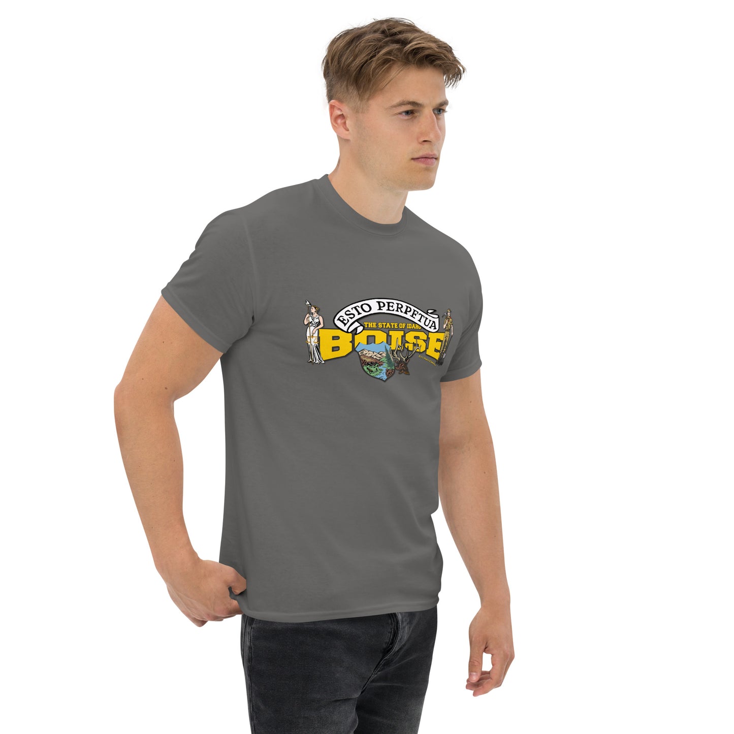 Boise t-shirt, Idaho State T-shirt, Comancha Graphics,