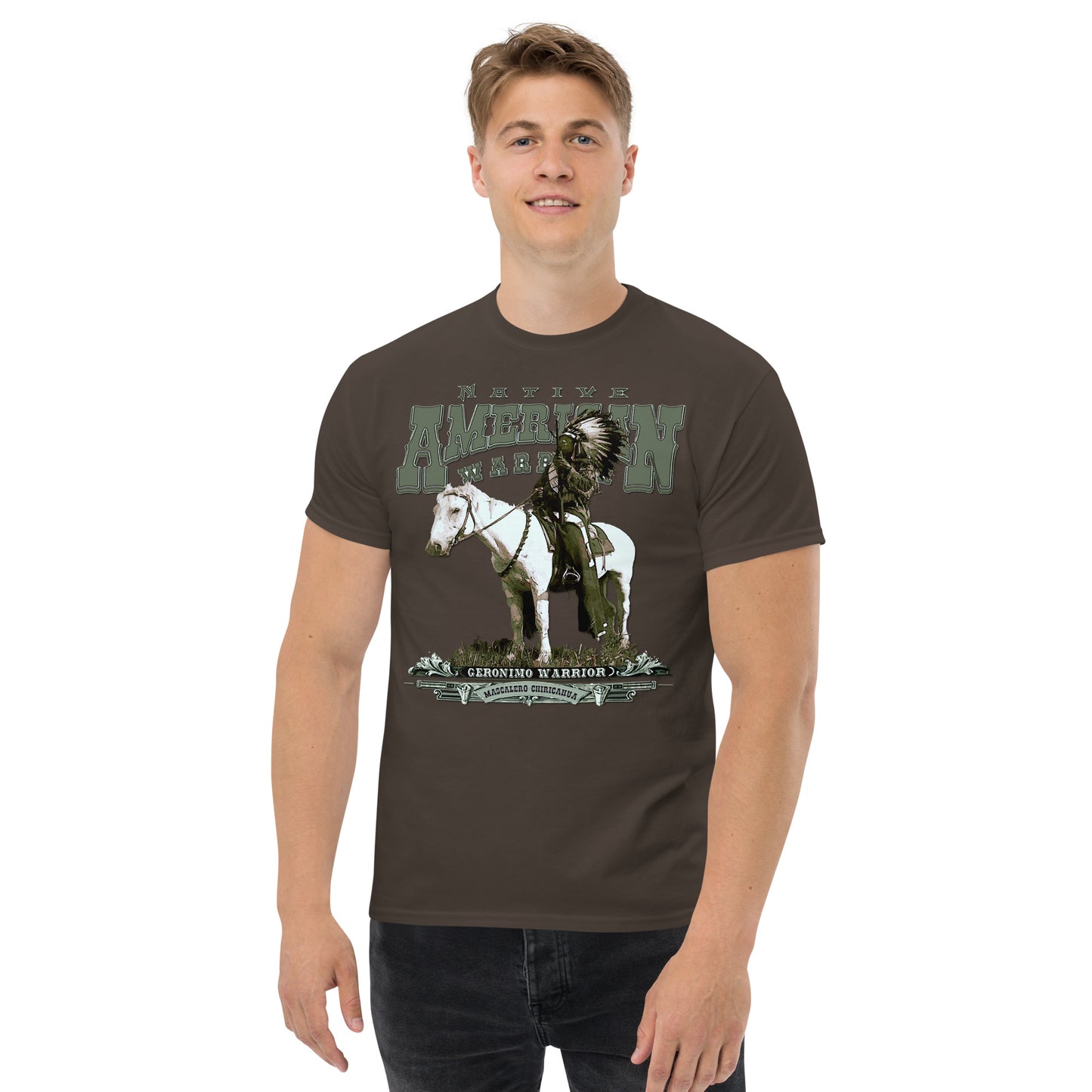 Geronimo Warrior tee | T-shirt Geronimo Warrior,t-shirt,native american|Native nations t-shirt| comancha graphics | T-shirts | American indian t-shirt | comanche t-shirt |