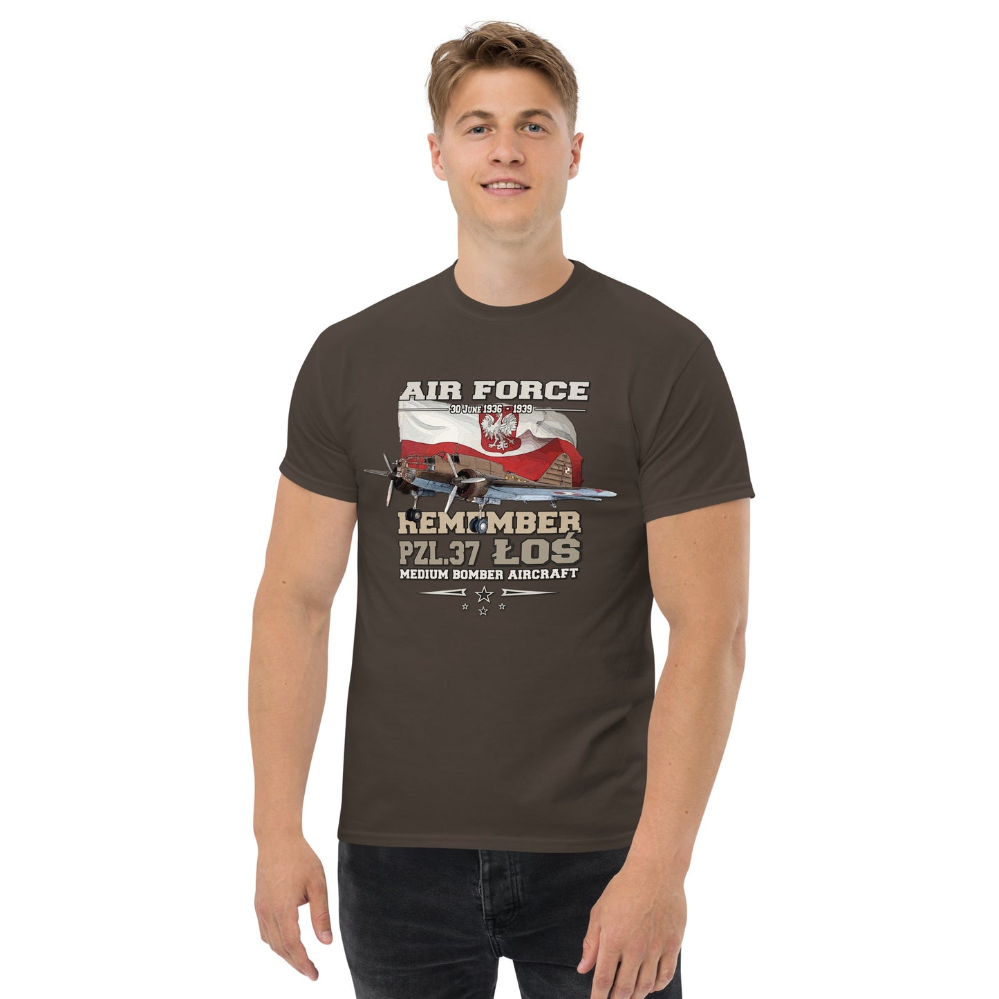 PZL-37 LOS Polish Air Force t-shirt
