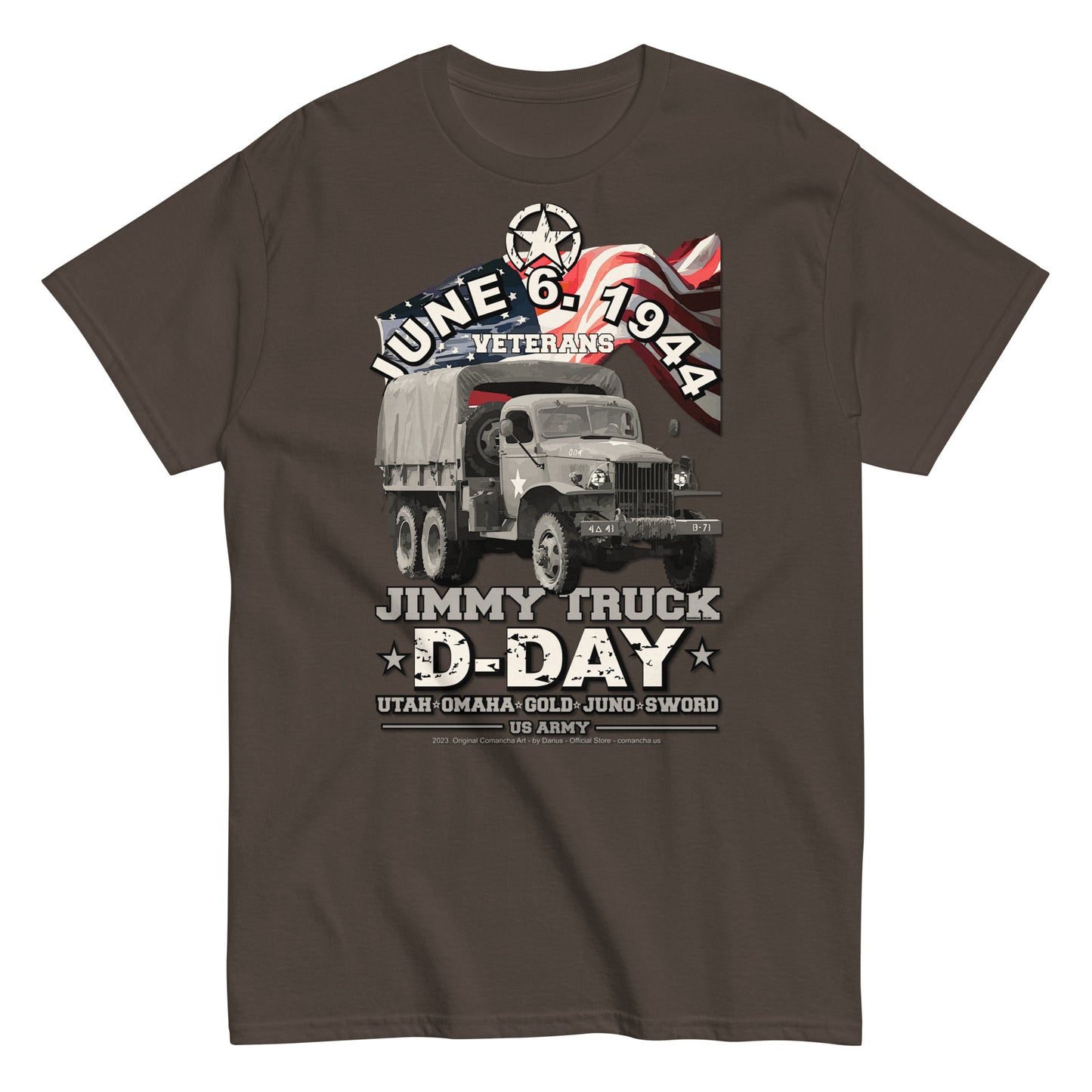 D-DAY Jimmy Truck Veterans t-shirt