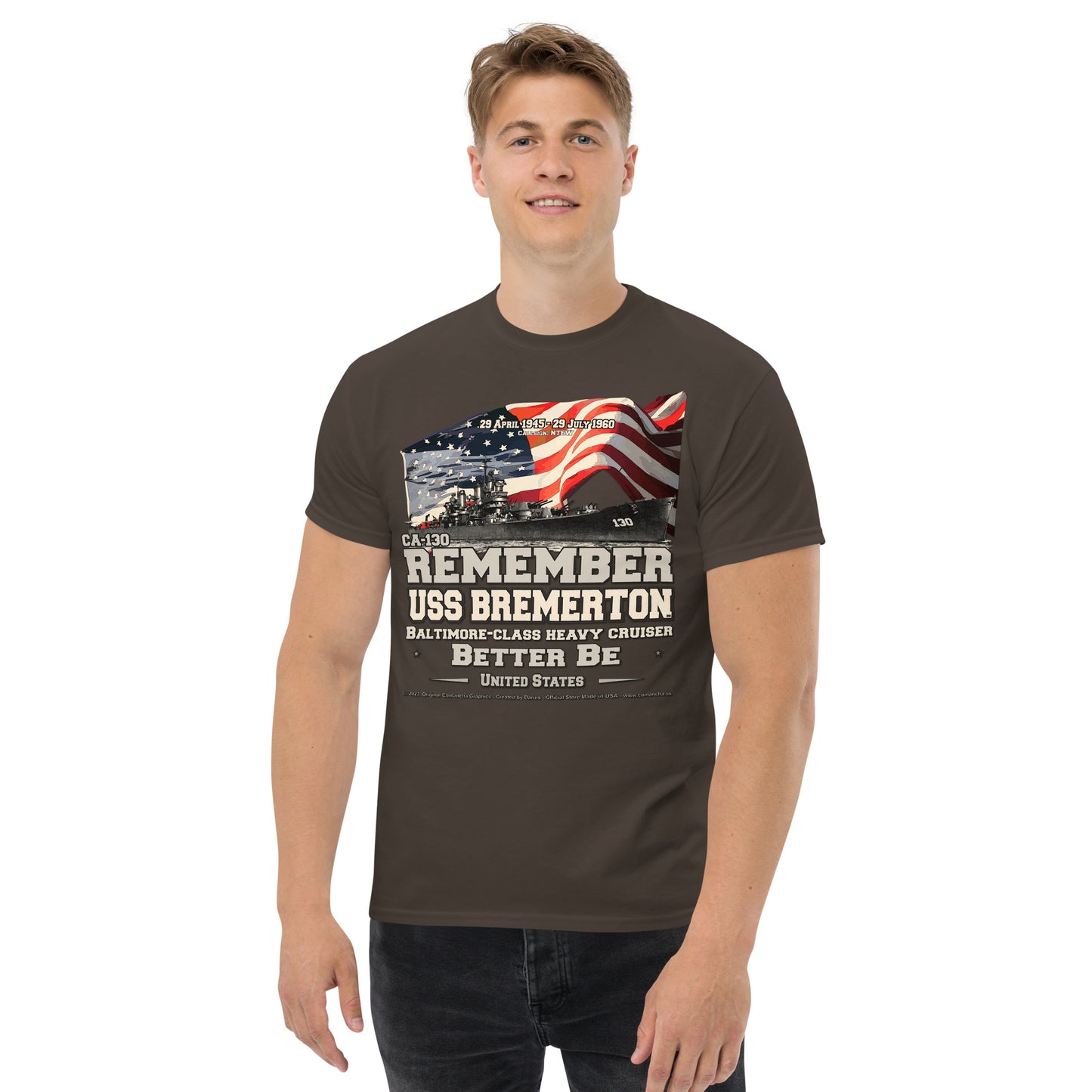 USS BREMERTON CA-130 Heavy Cruiser t-shirt