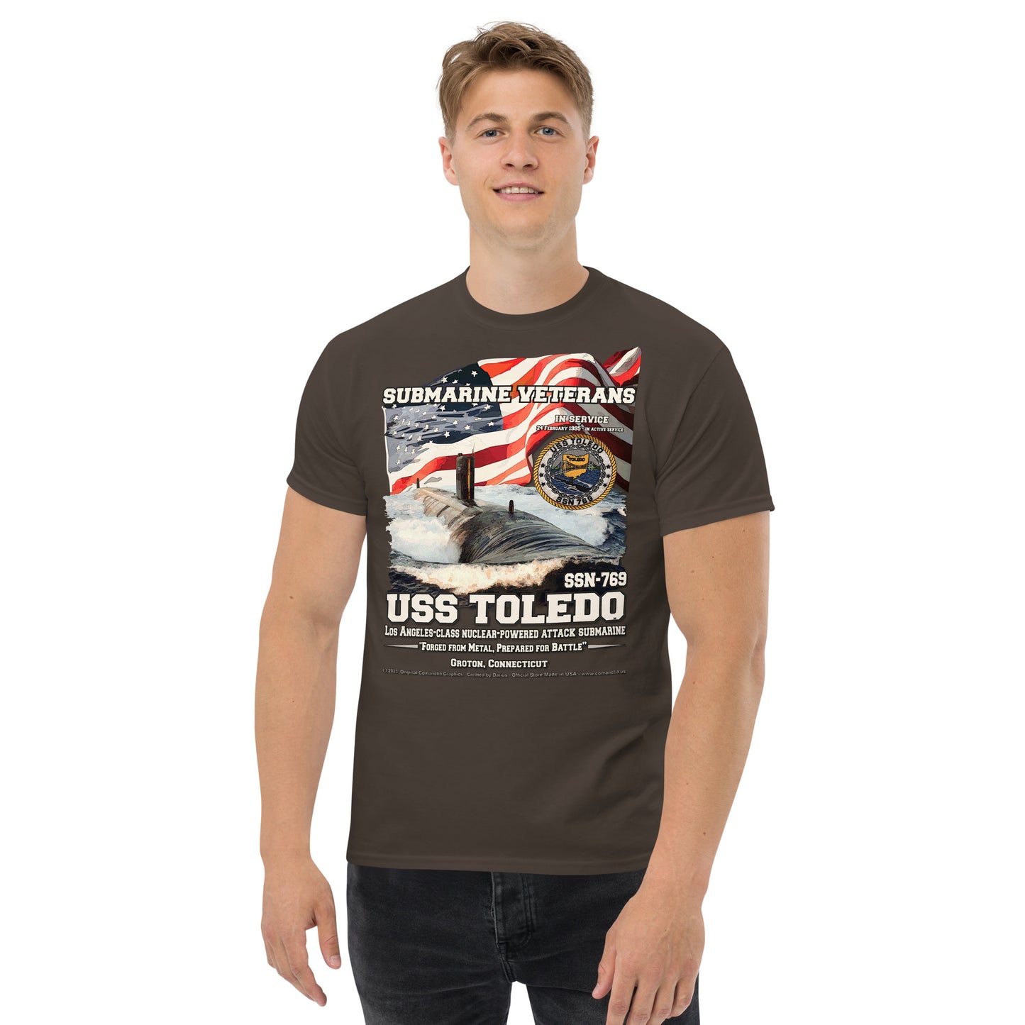 USS TOLEDO SSN-769 Submarine t-shirt