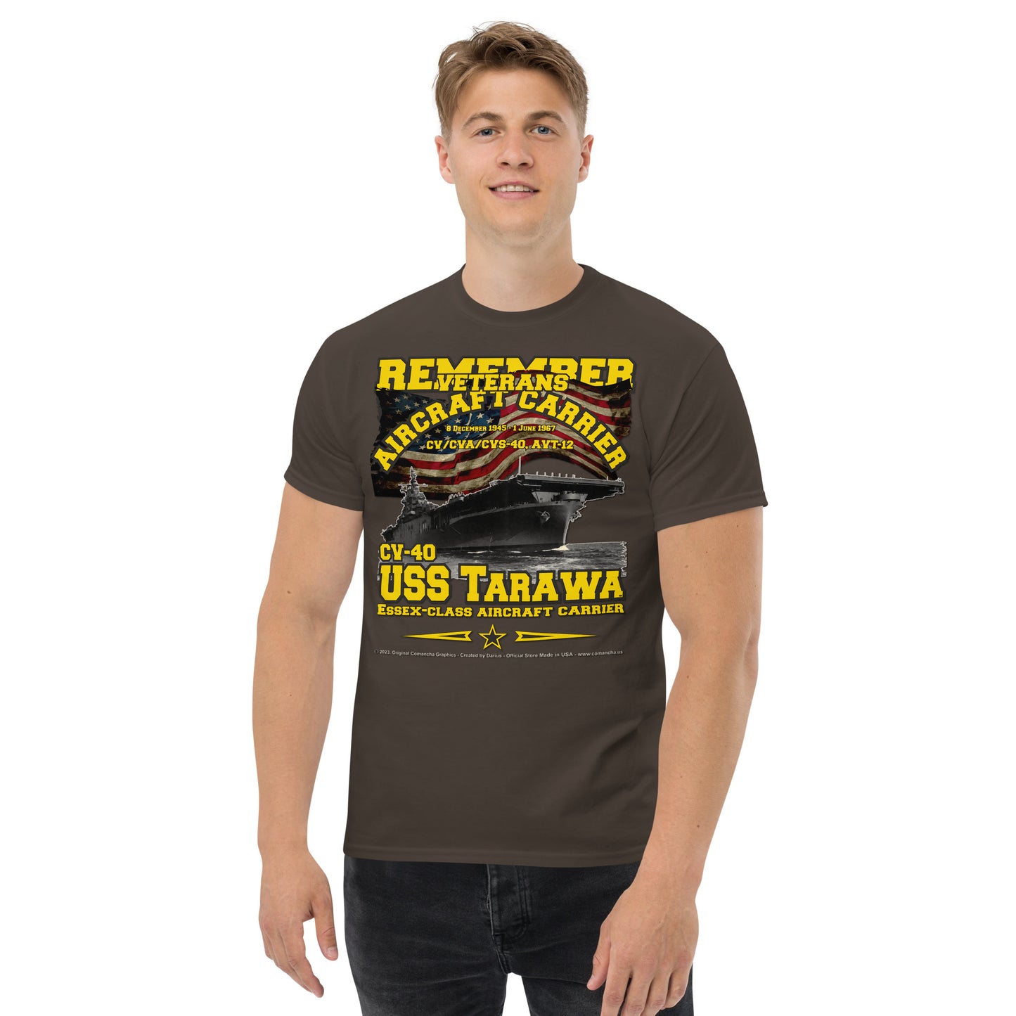 REMEMBER USS TARAWA CV-40 Aircraft Carrier Veterans , Comancha,