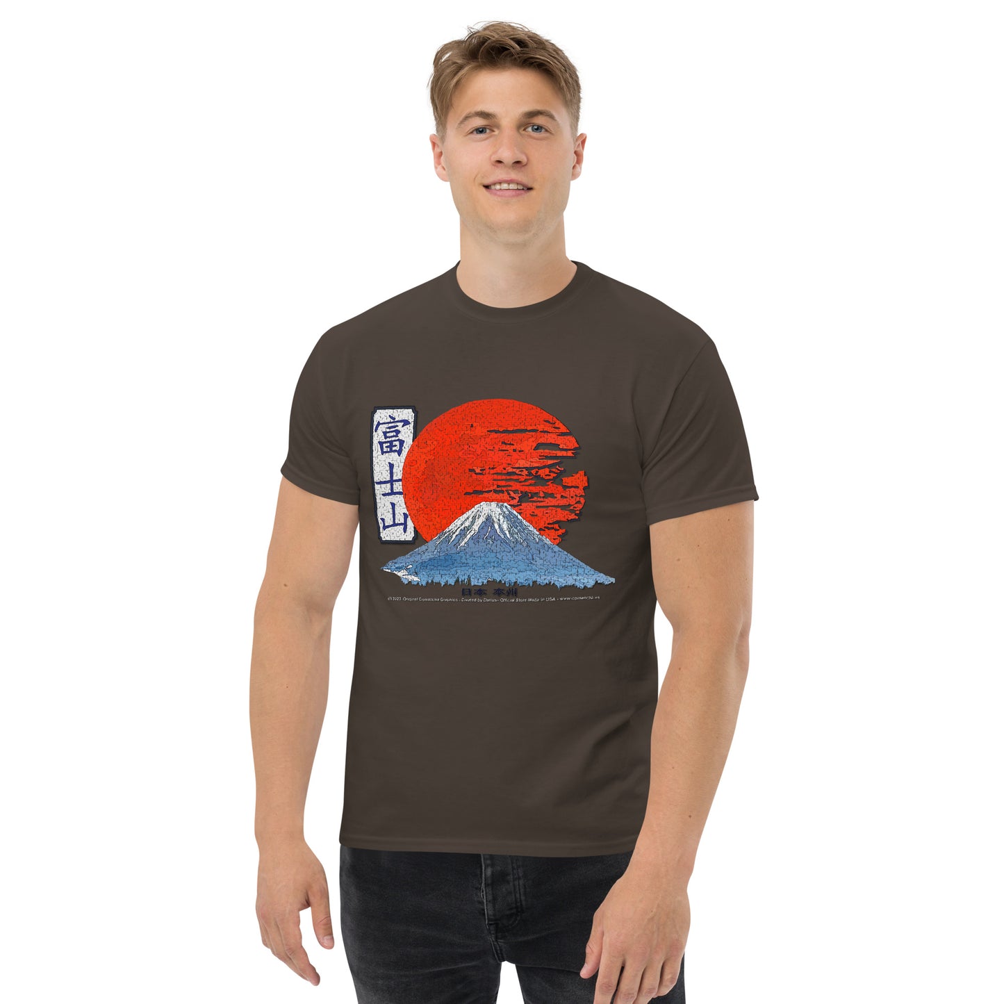 FUJI MOUNTAIN - Japanese Tradition T-Shirt, Comancha Japanese T-shirts,