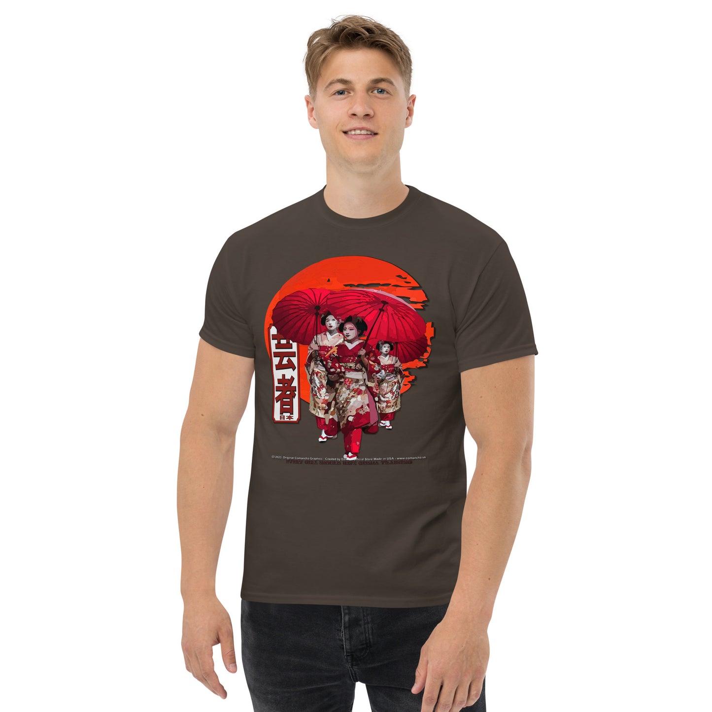 GEISHA - Japanese Tradition T-Shirt, Comancha Japanese Tradition T-shirts,