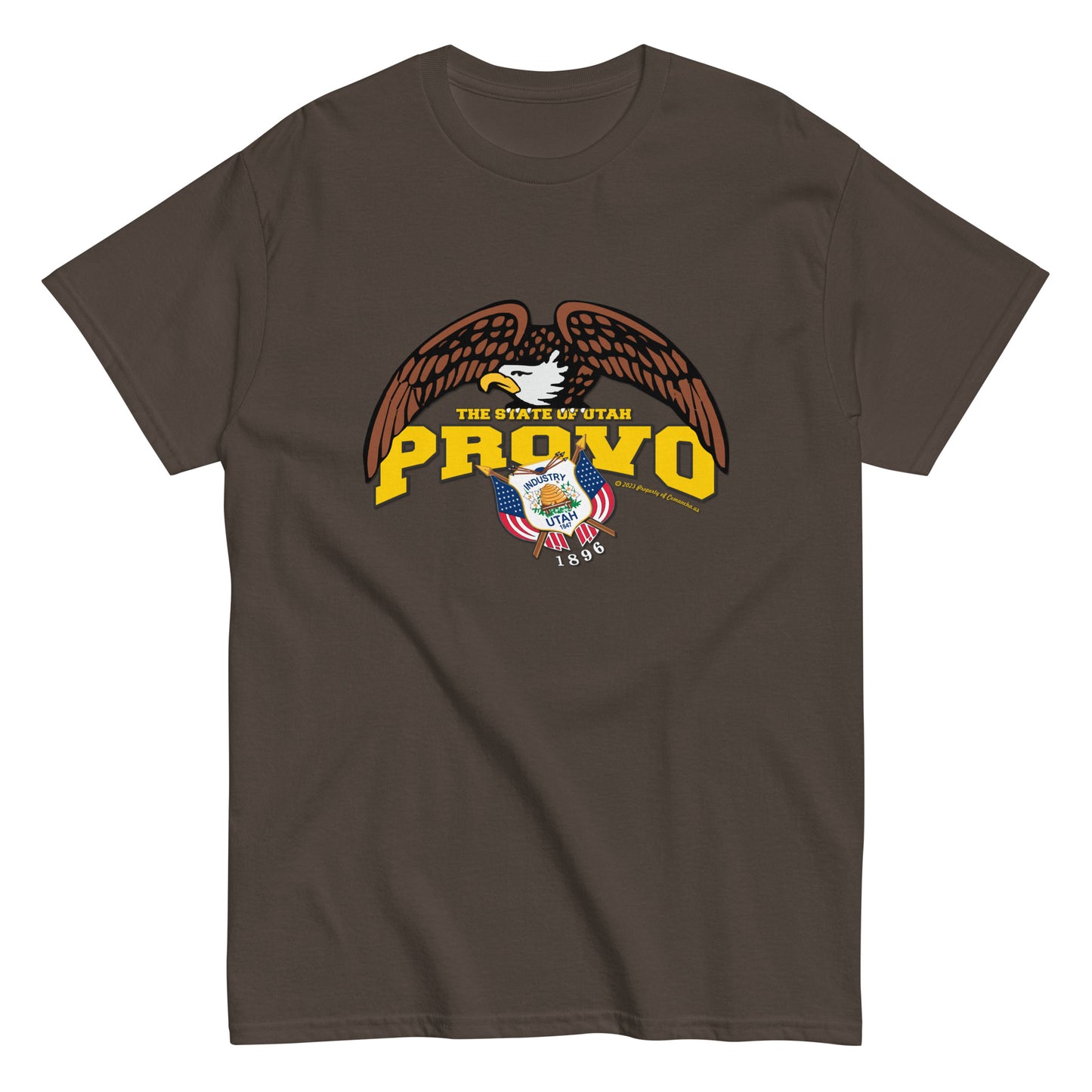 Provo t-shirt,PROVO City t-shirt, Utah State T-shirt,comancha graphics,