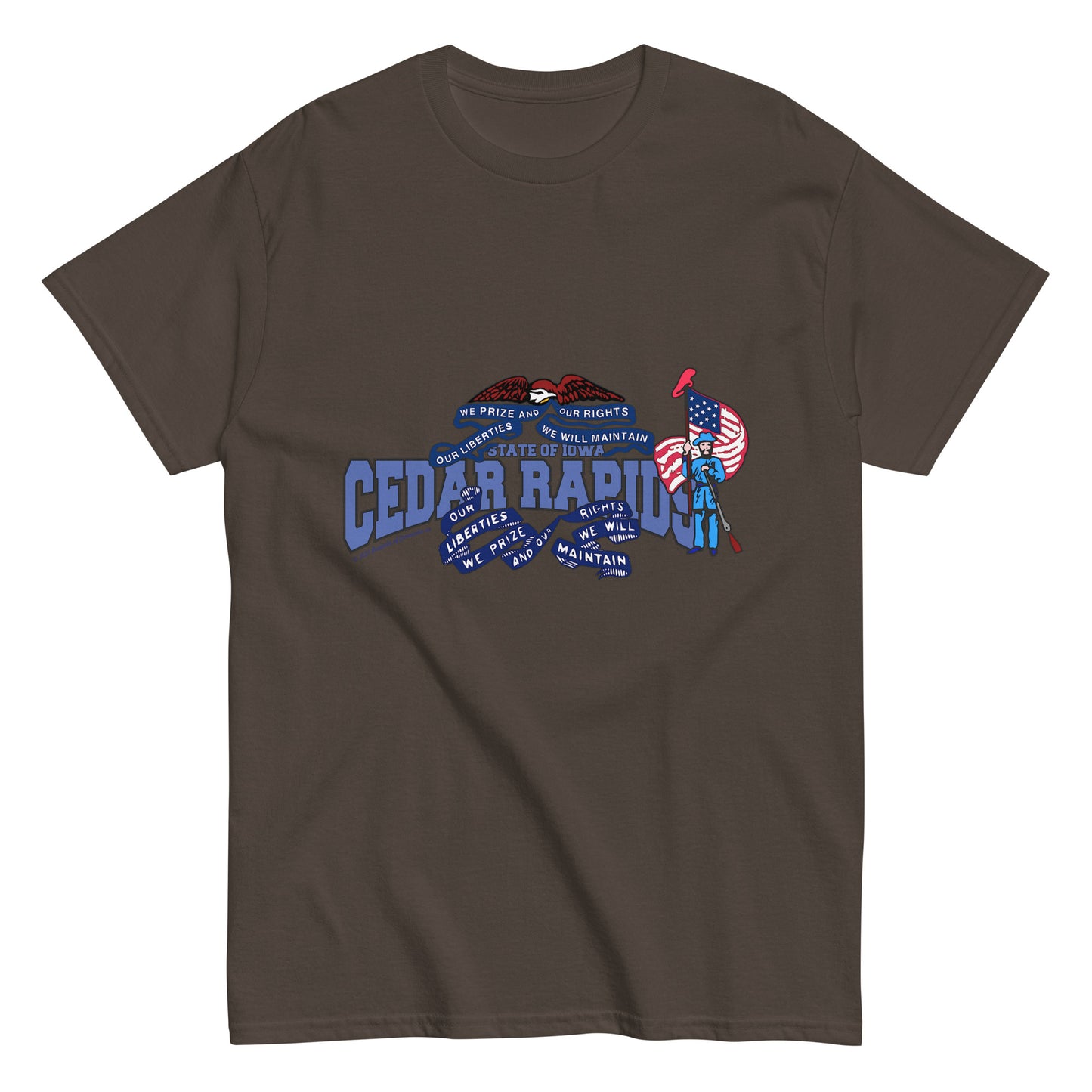 Cedar Rapids t-shirt, Iowa T-shirt Comancha Graphics,
